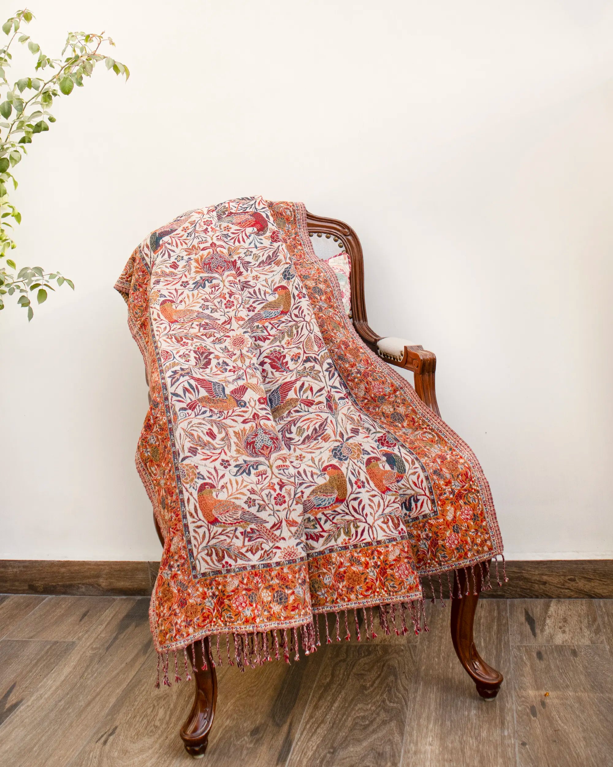 Avian Cotton & Wool Throw | Singhvis