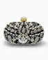 Black Bridal Pearl Evening Clutch | Singhvis