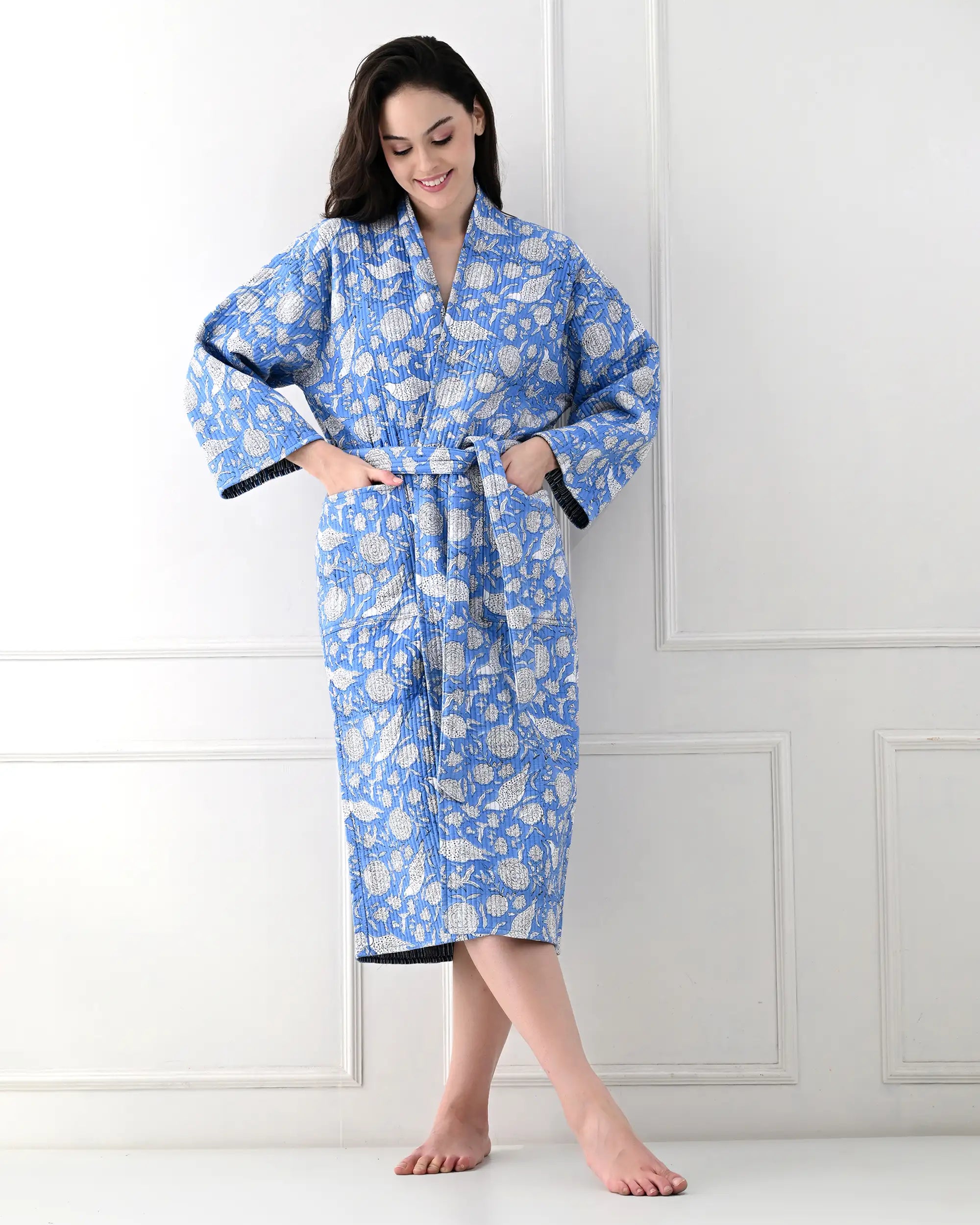 Blue Sky Bathrobe | Singhvis