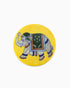 Ceramic Elephant Coasters (Set of 6) Yellow | Singhvis