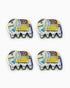 Ceramic Elephant Fridge Magnets (Set of 4) Multi | Singhvis