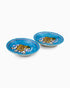 Ceramic Elephant Soap Dish (Set of 2) Blue | Singhvis