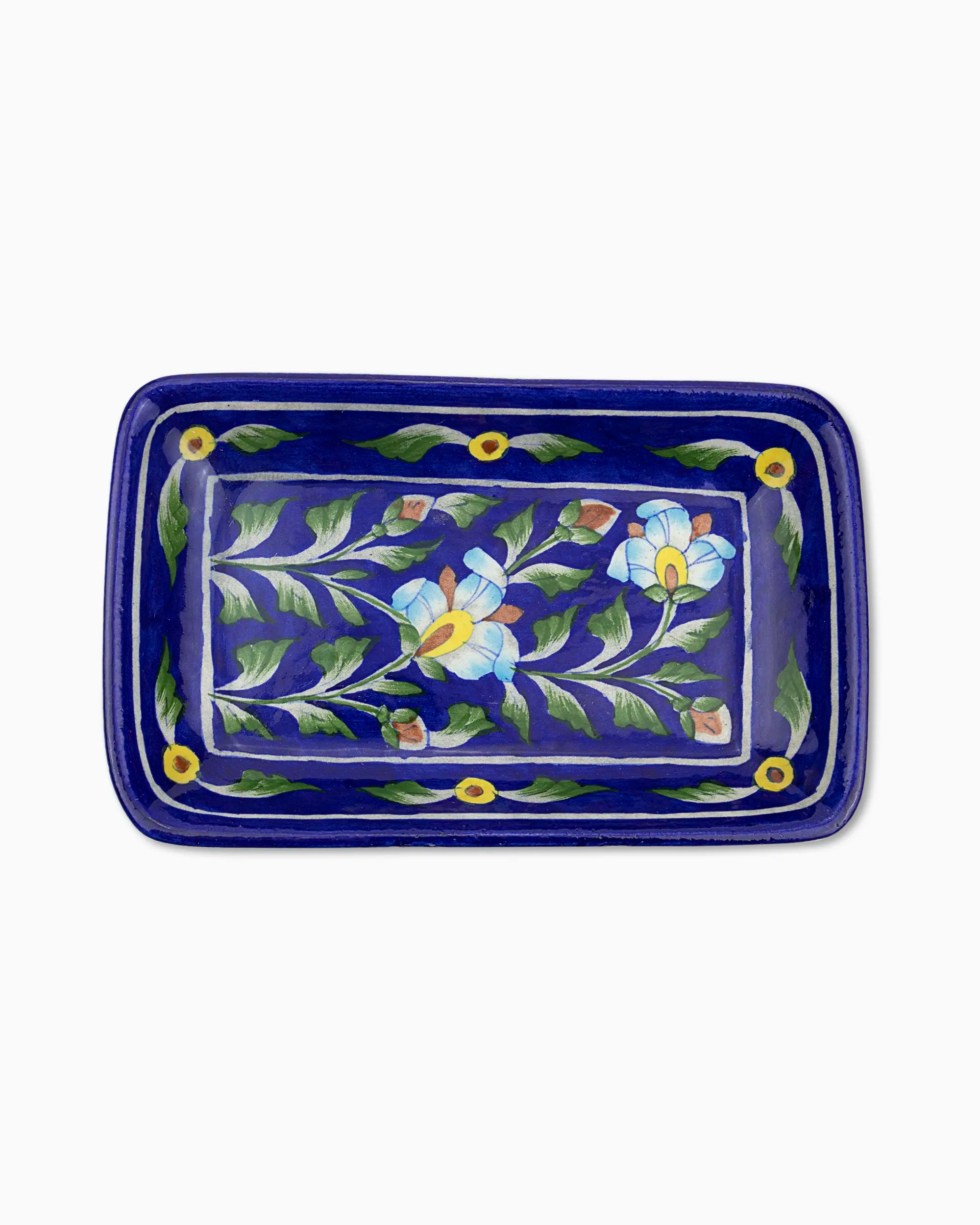 Ceramic Floral Tray