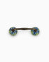 Ceramic Handle (Set of 2) Green | Singhvis