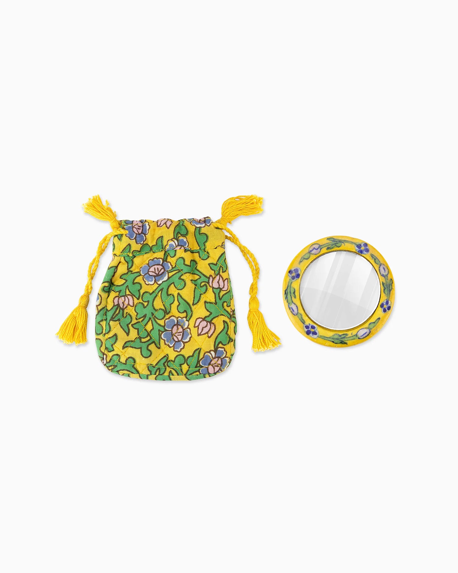 Ceramic Mirror with Pouch | Singhvis