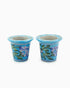 Ceramic Planter Pot (Set of 2) Blue | Singhvis