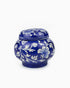 Decorative Ceramic Container Jar with Lid Blue | Singhvis