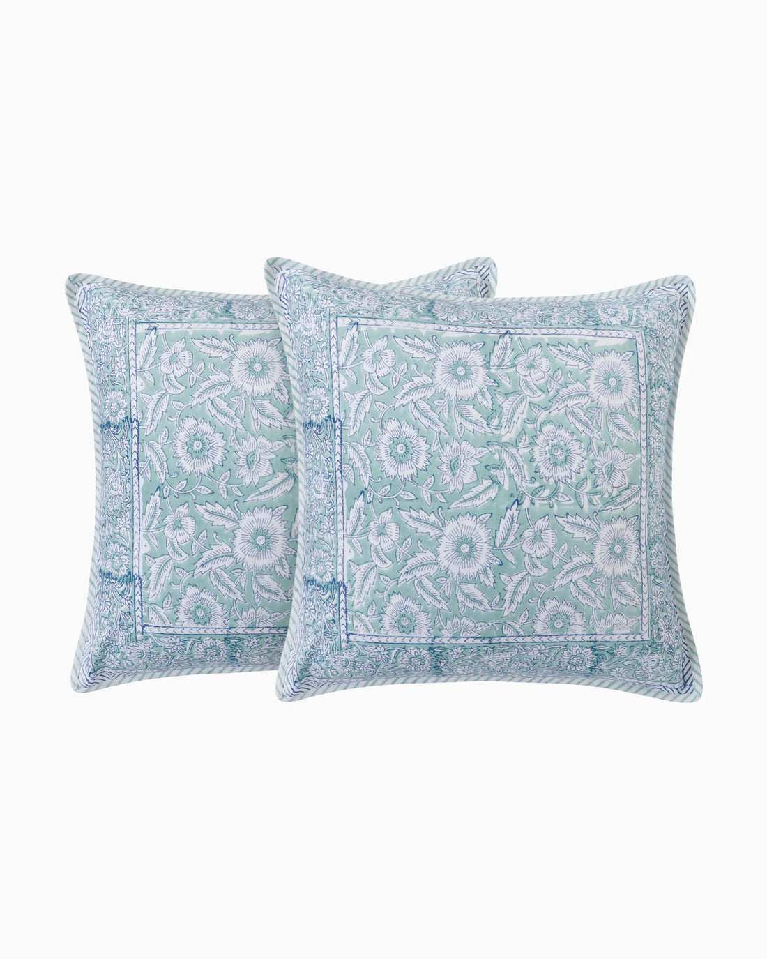 Chestnut Cushion Cover (Set of 2) Green | Singhvis