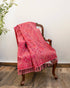 Crimson Paisley Haven Wool Throw | Singhvis