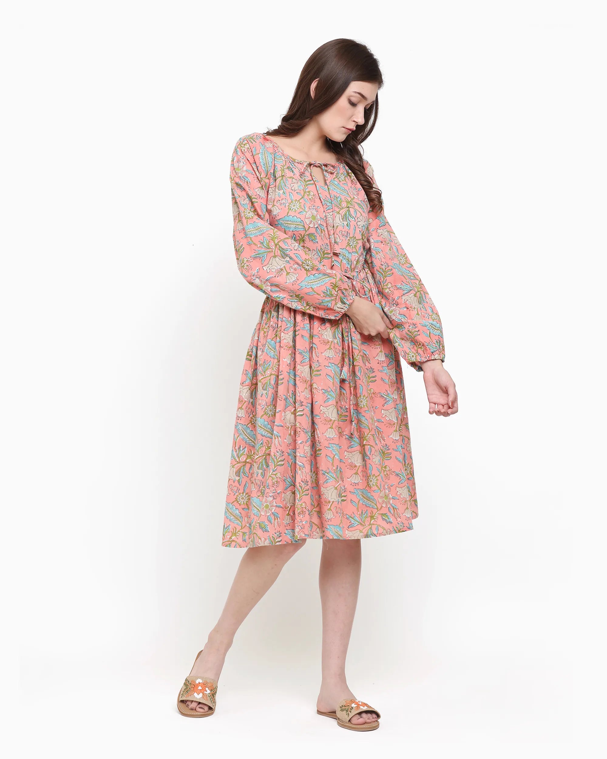 Frida Ace Peach Dress