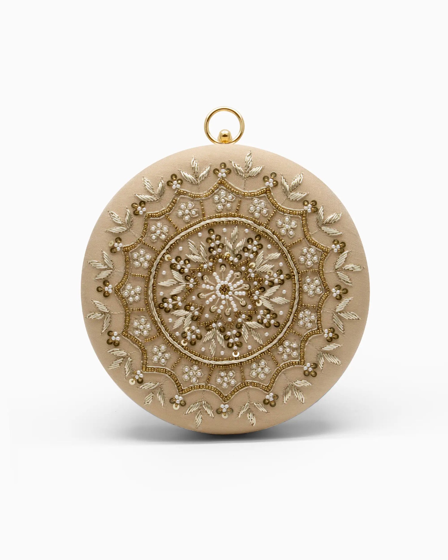 Heirloom Pearl Round Evening Clutch | Singhvis