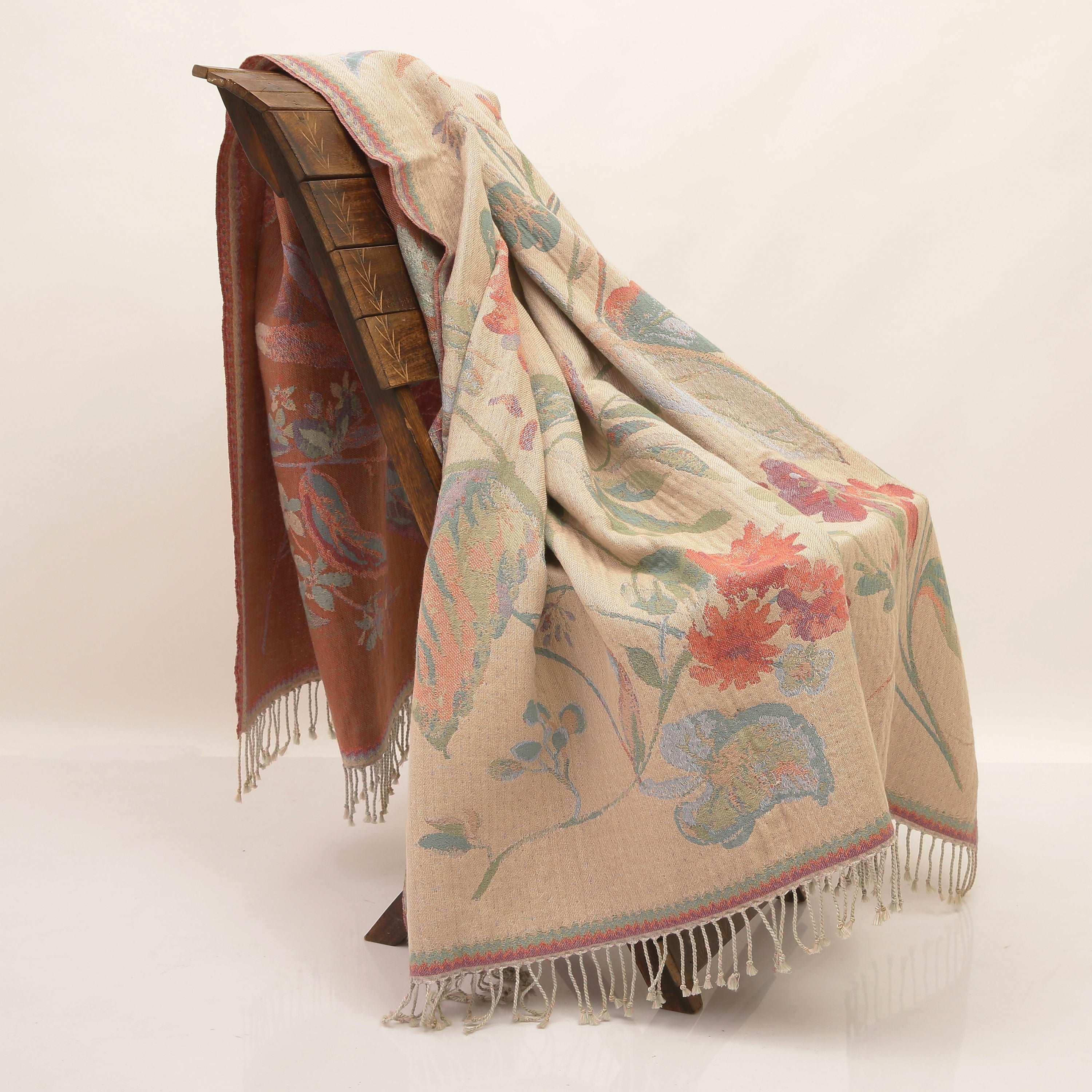 Cotton & Wool Throw | Singhvis