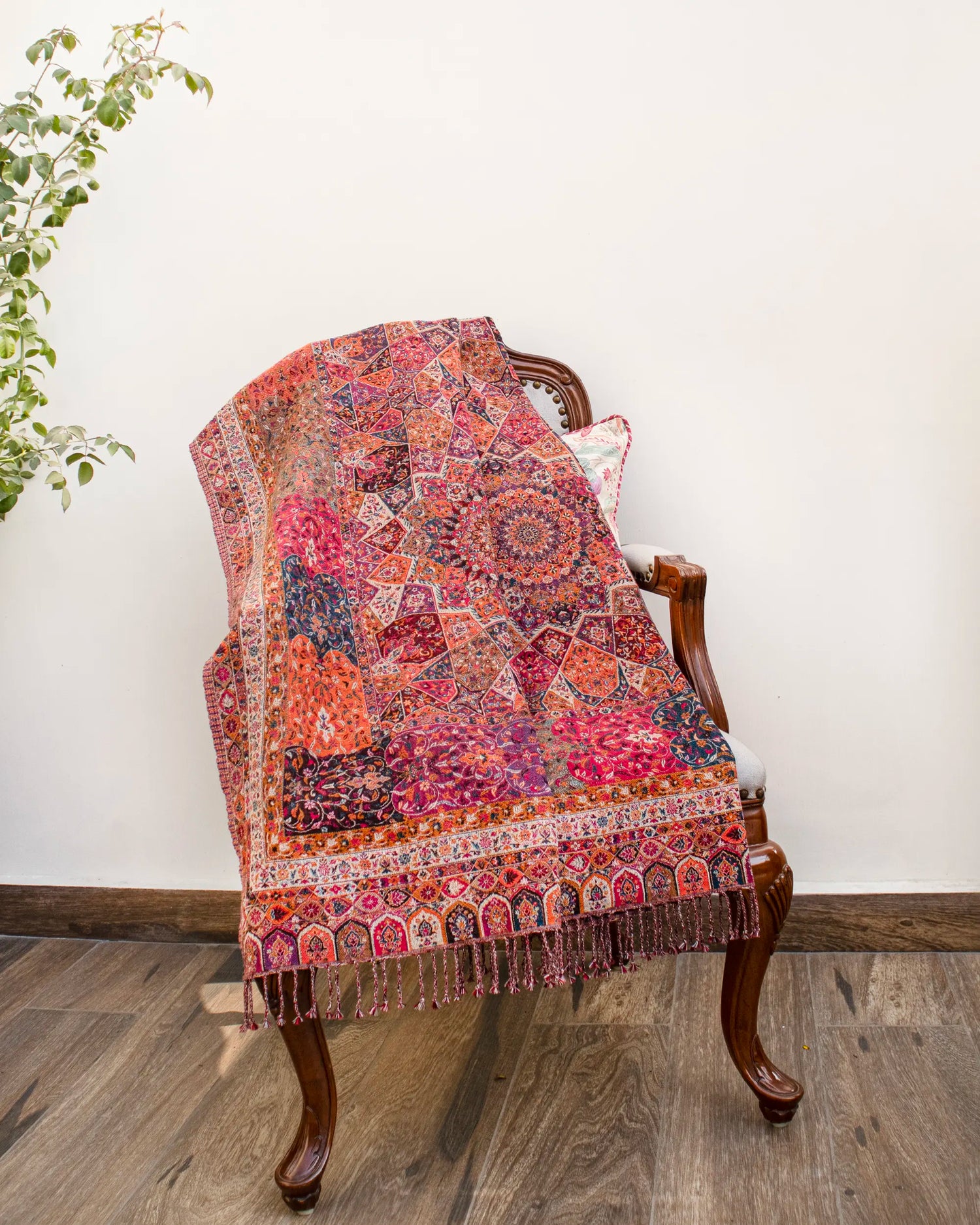 Mosaic Cotton & Wool Throw | Singhvis