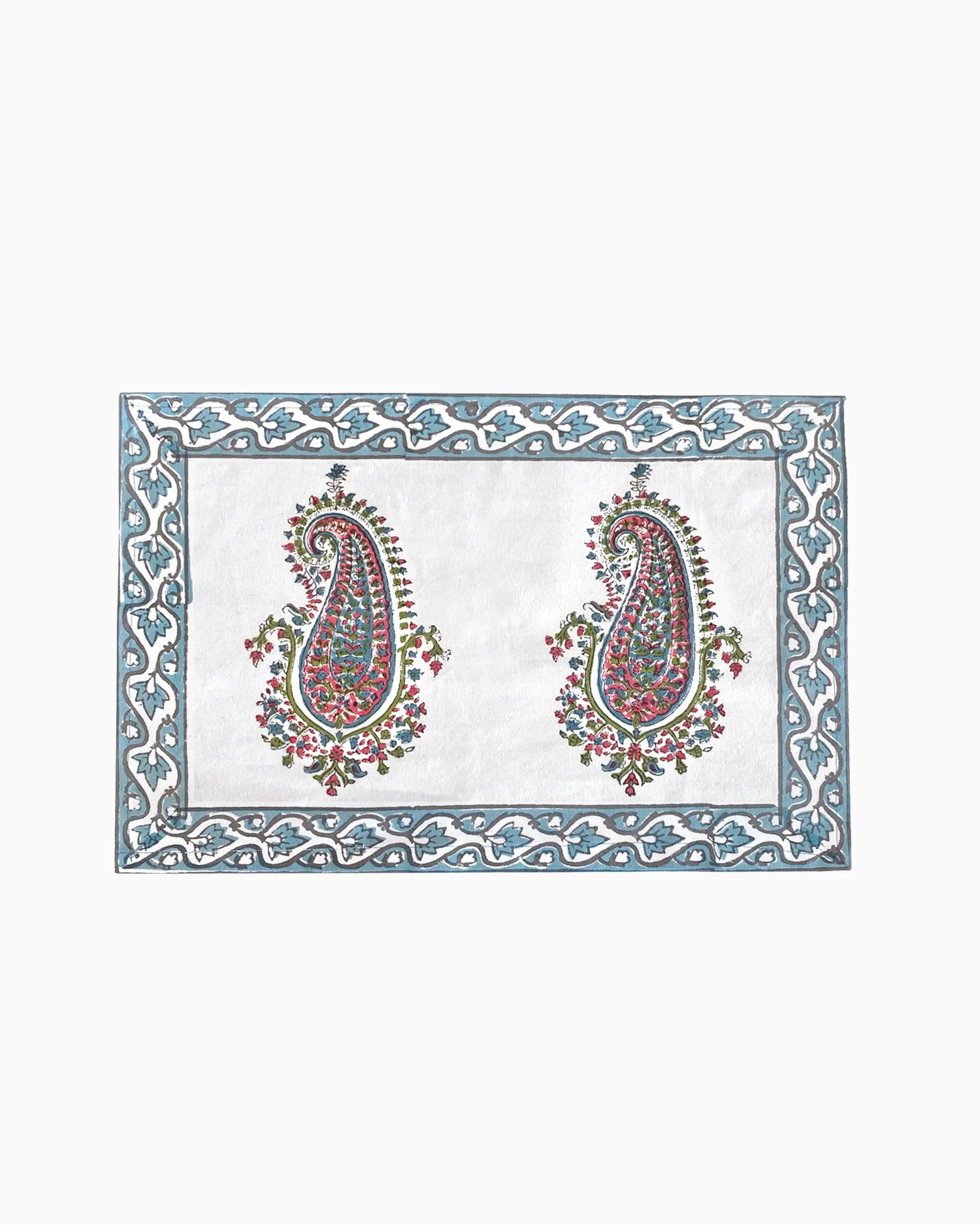 Paisley Placemats & Napkins (Set of 12) | Singhvis
