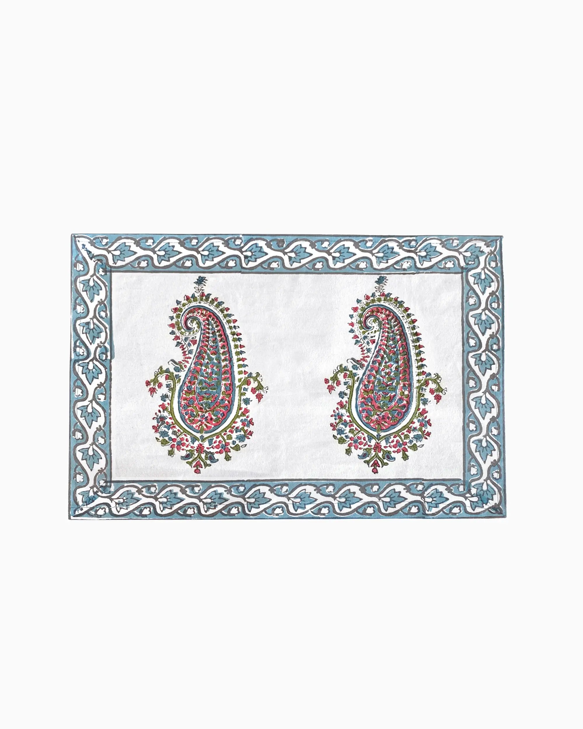 Paisley Placemats & Napkins (Set of 12) | Singhvis
