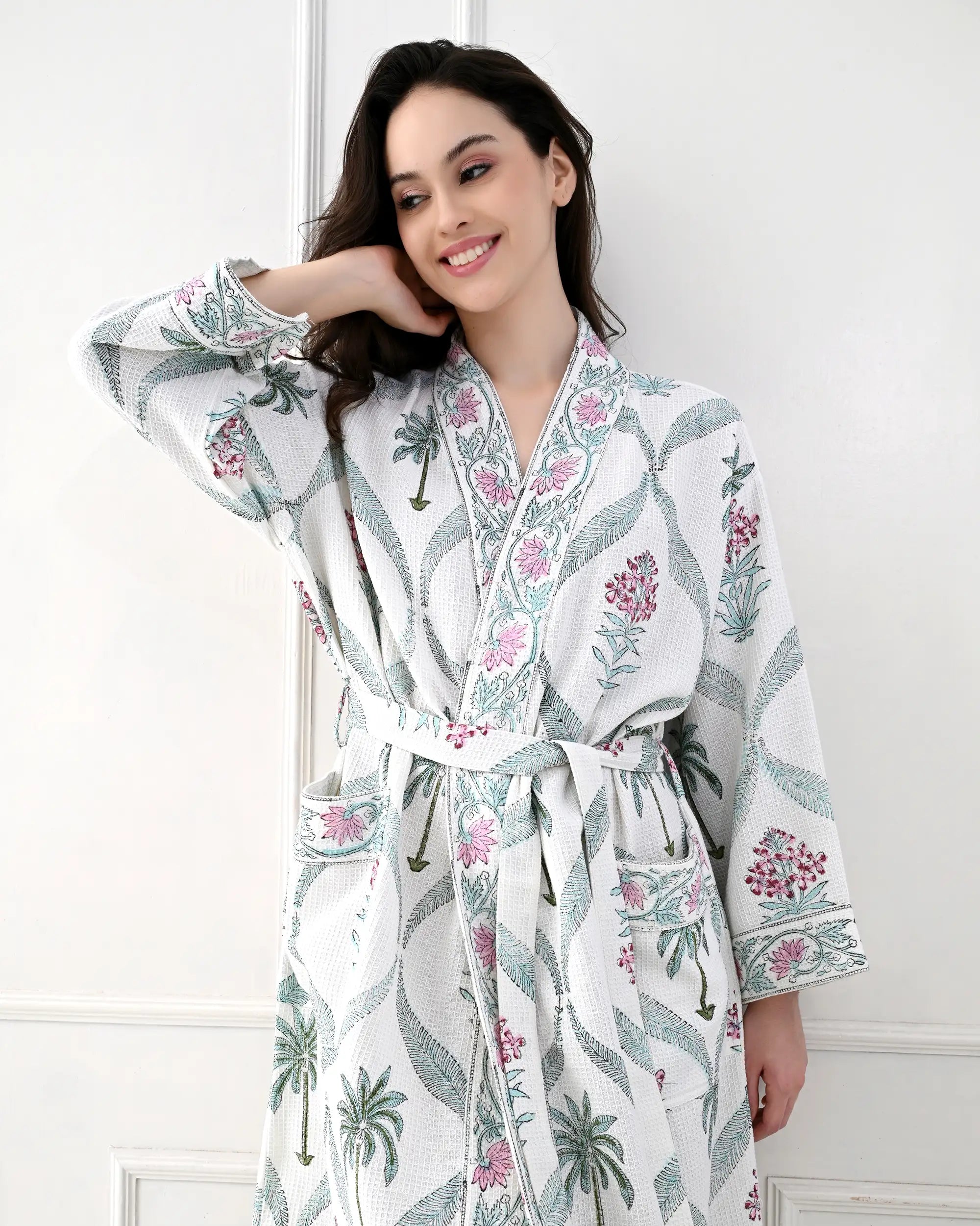 Palm Retreat Bathrobe | Singhvis