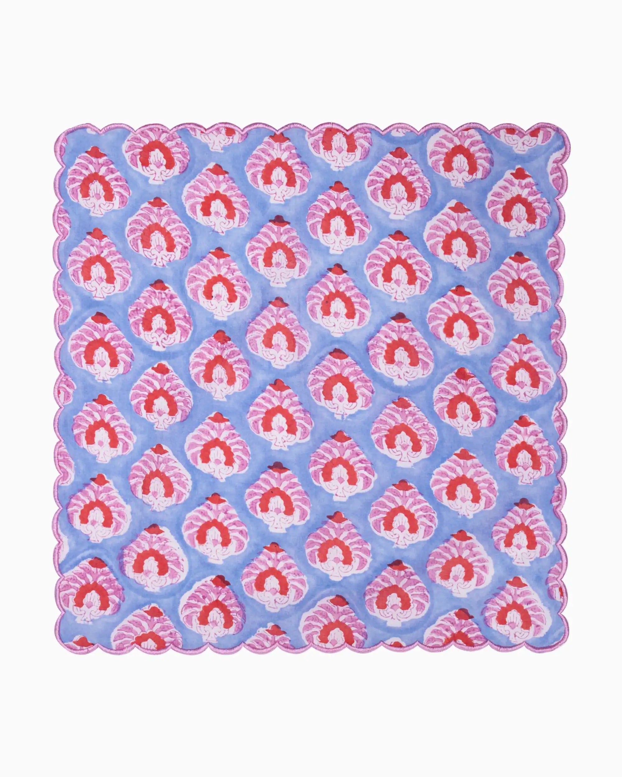 Pink & Blue Cotton Candy Napkin (Set of 6) | Singhvis