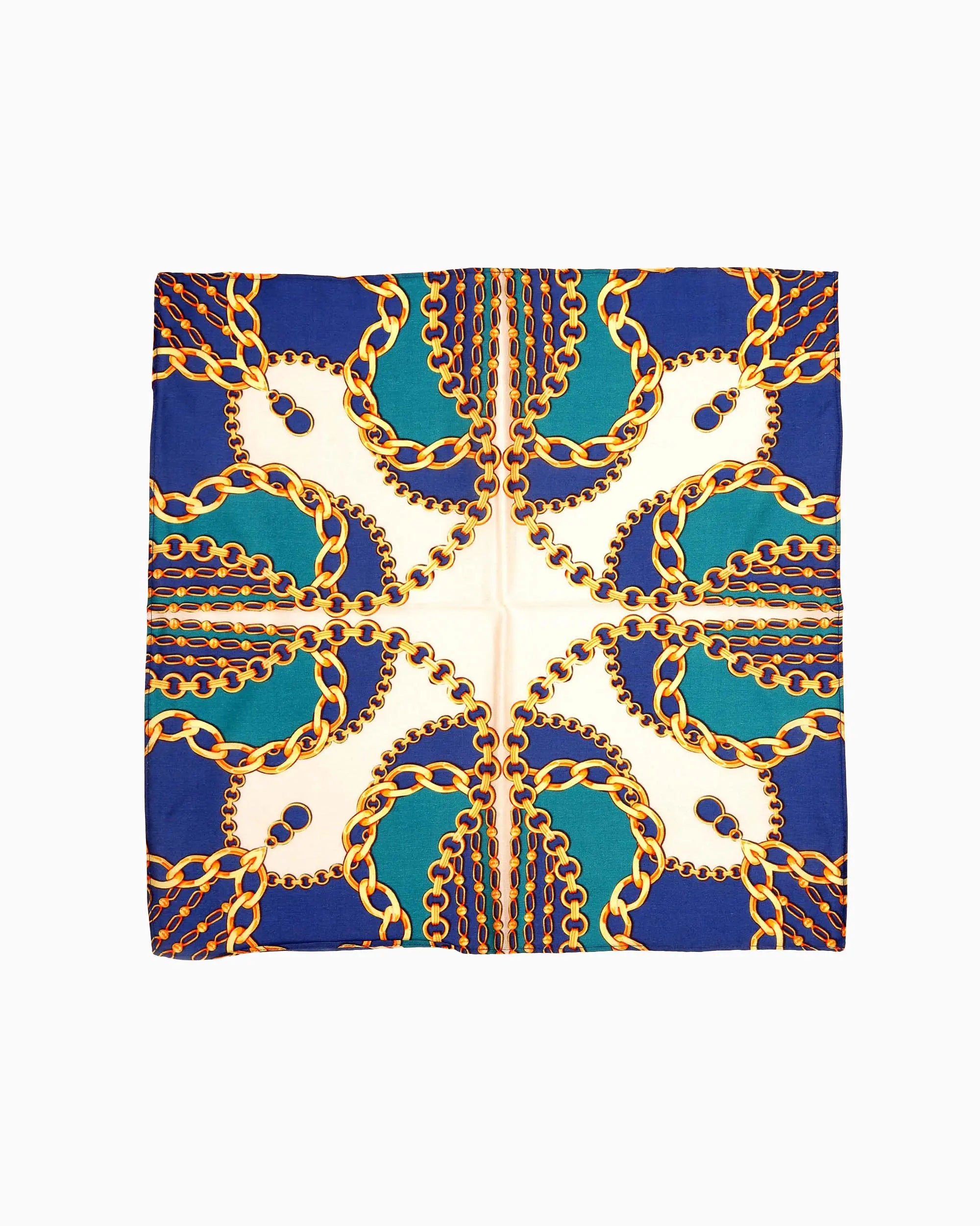 Printed Pocket Square Blue | Singhvis