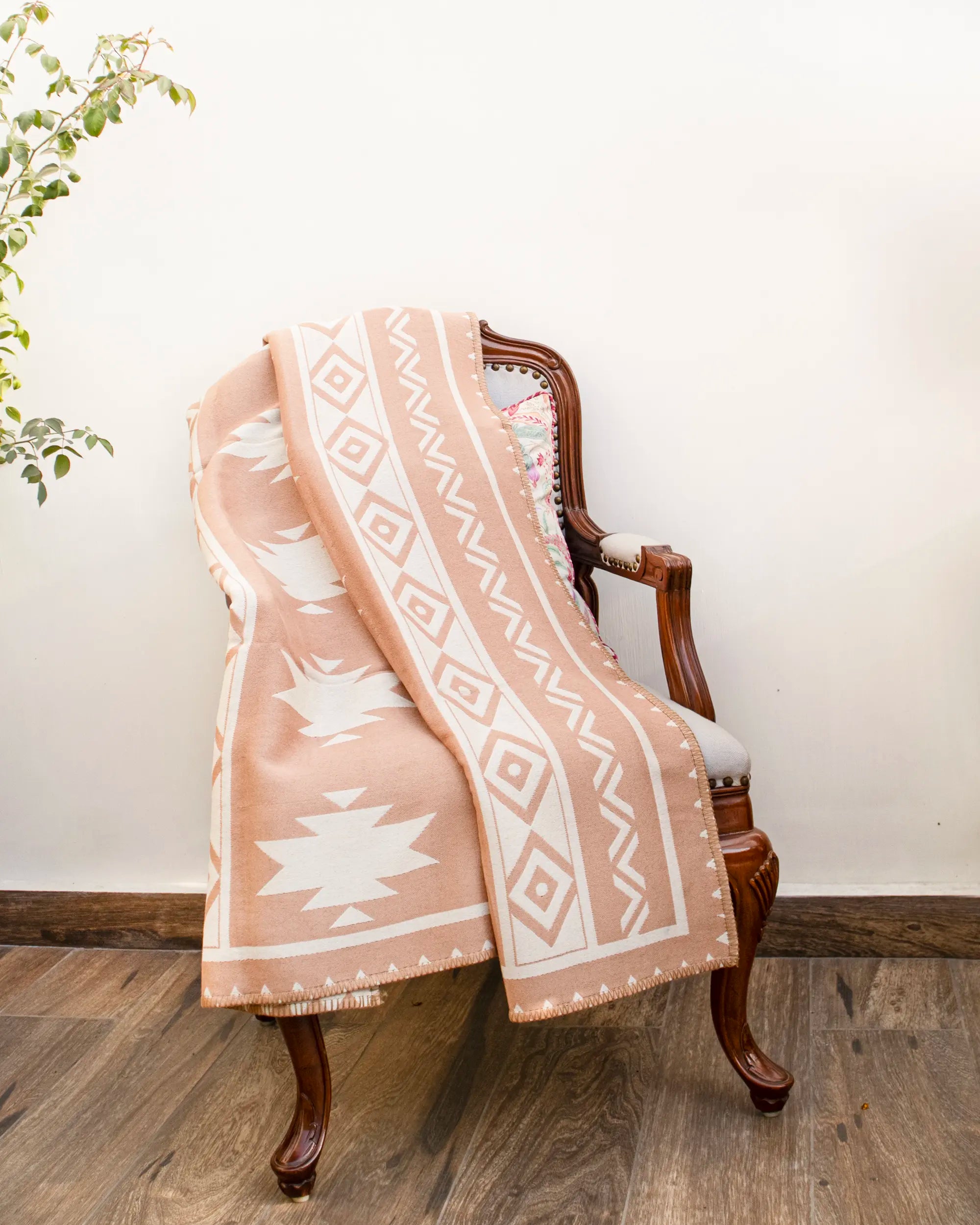 Symmetry Cotton & Wool Throw | Singhvis