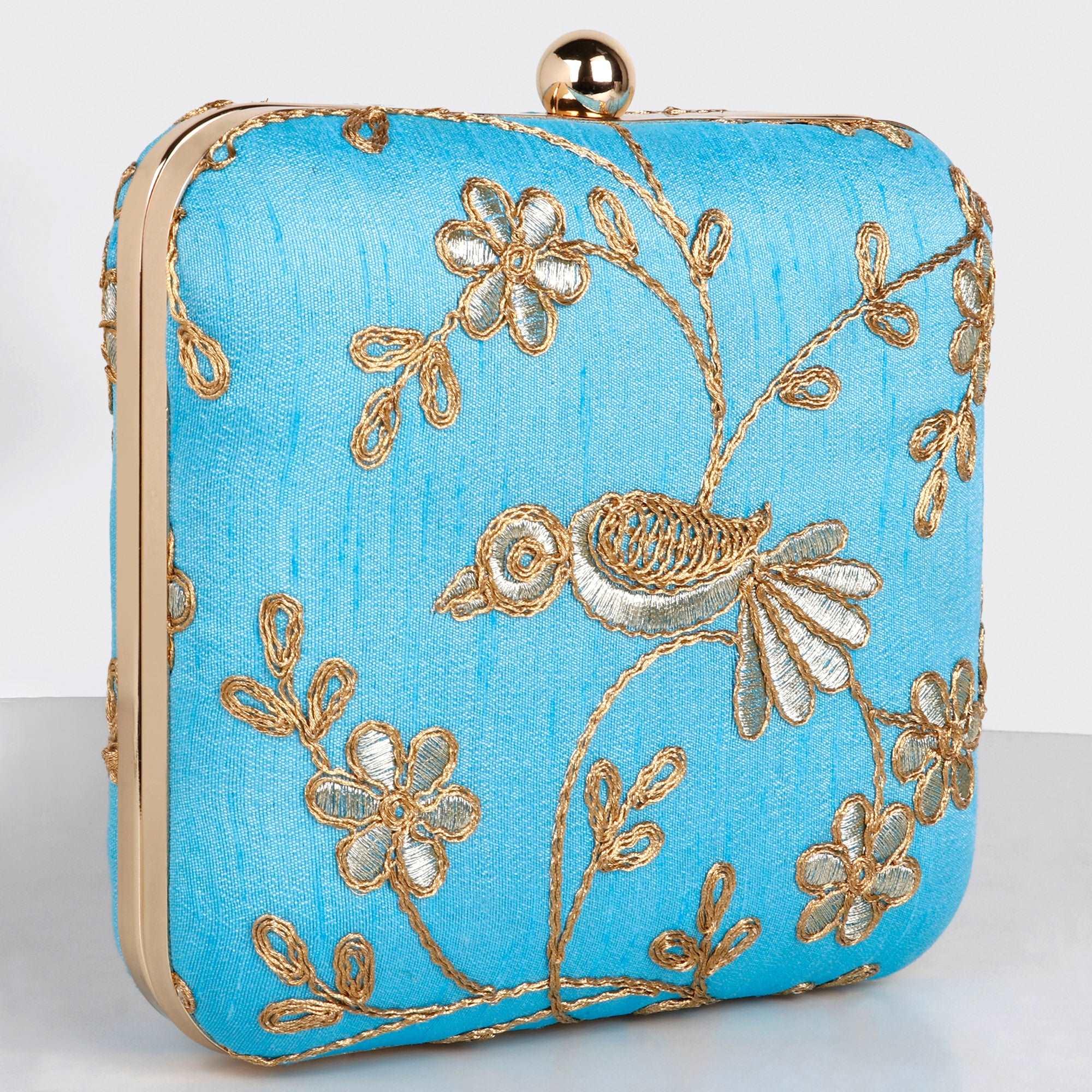 American Robin Clutch - Blue | Singhvis