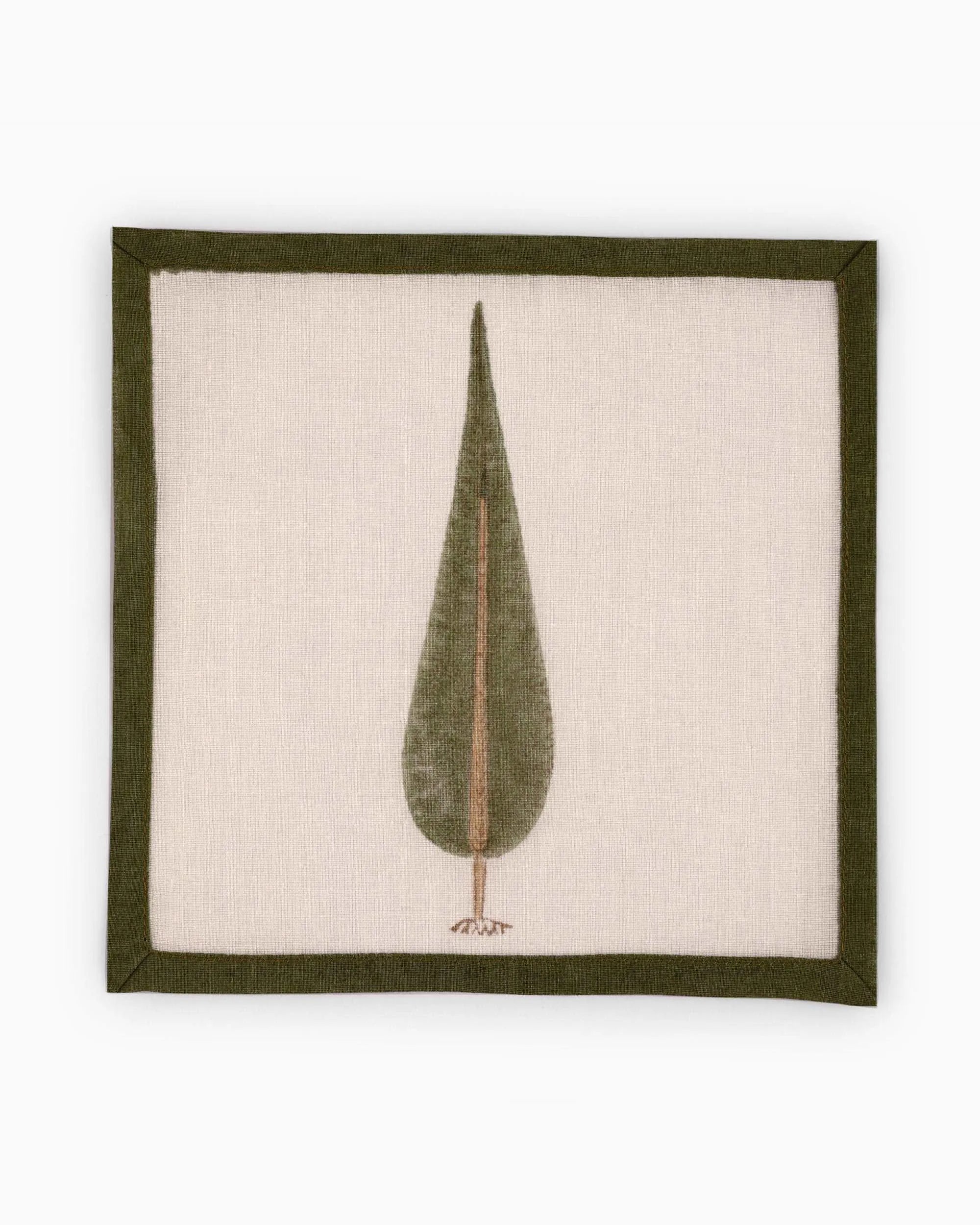 Block Printed Cocktail Napkin (Set of 6) | Singhvis