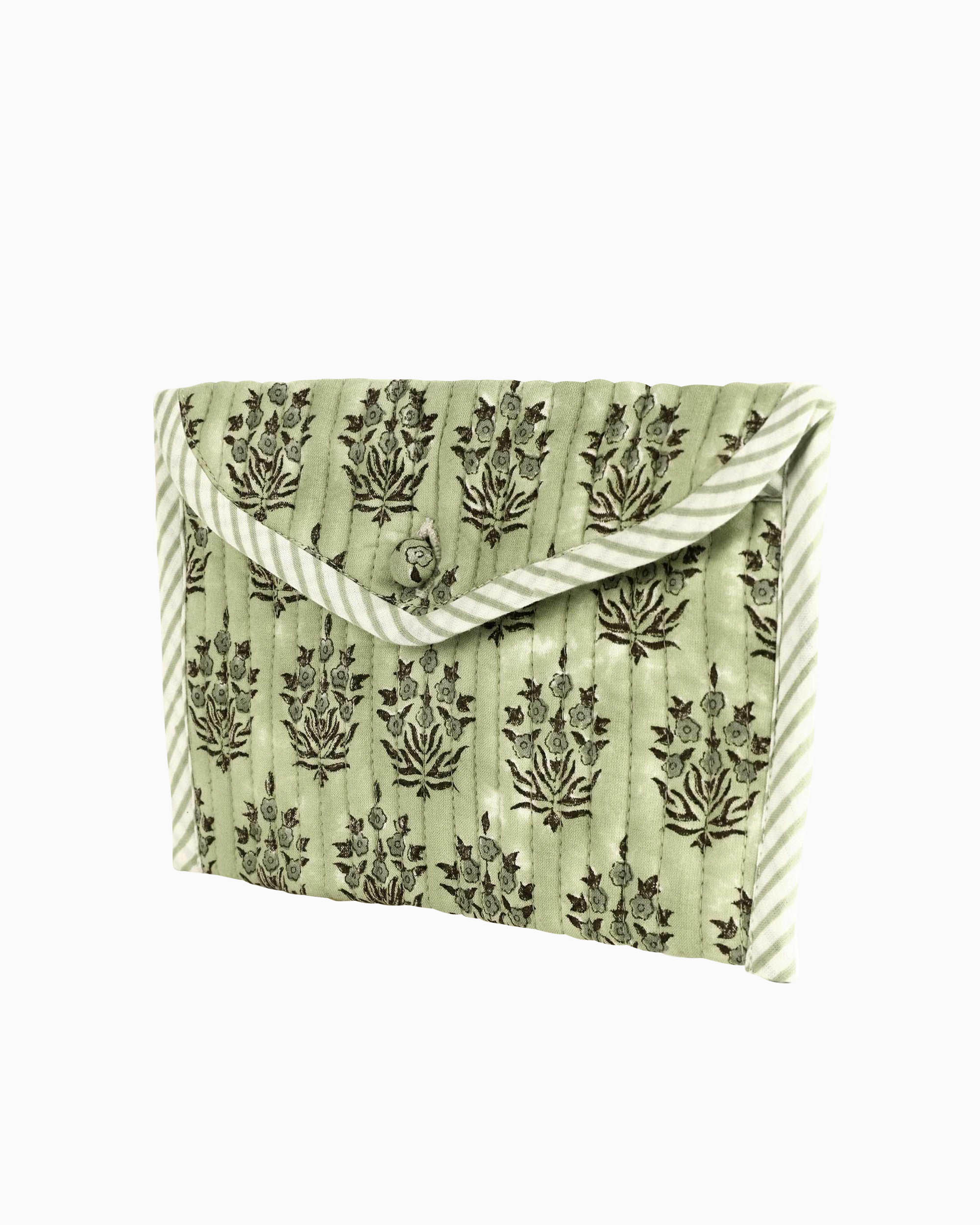 Block Printed Quilted Pouch | Singhvis