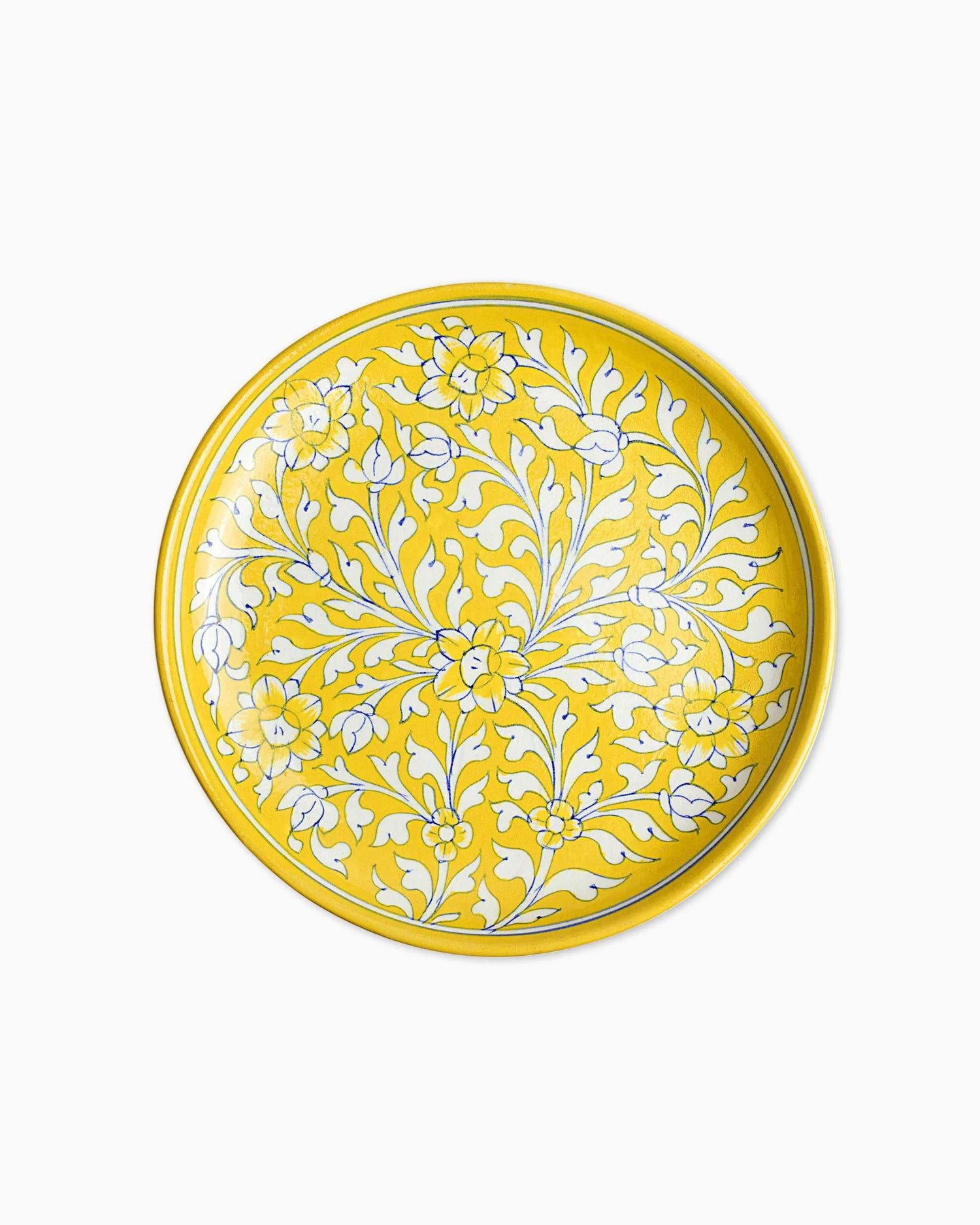 Ceramic Floral Wall Décor Plate | Singhvis