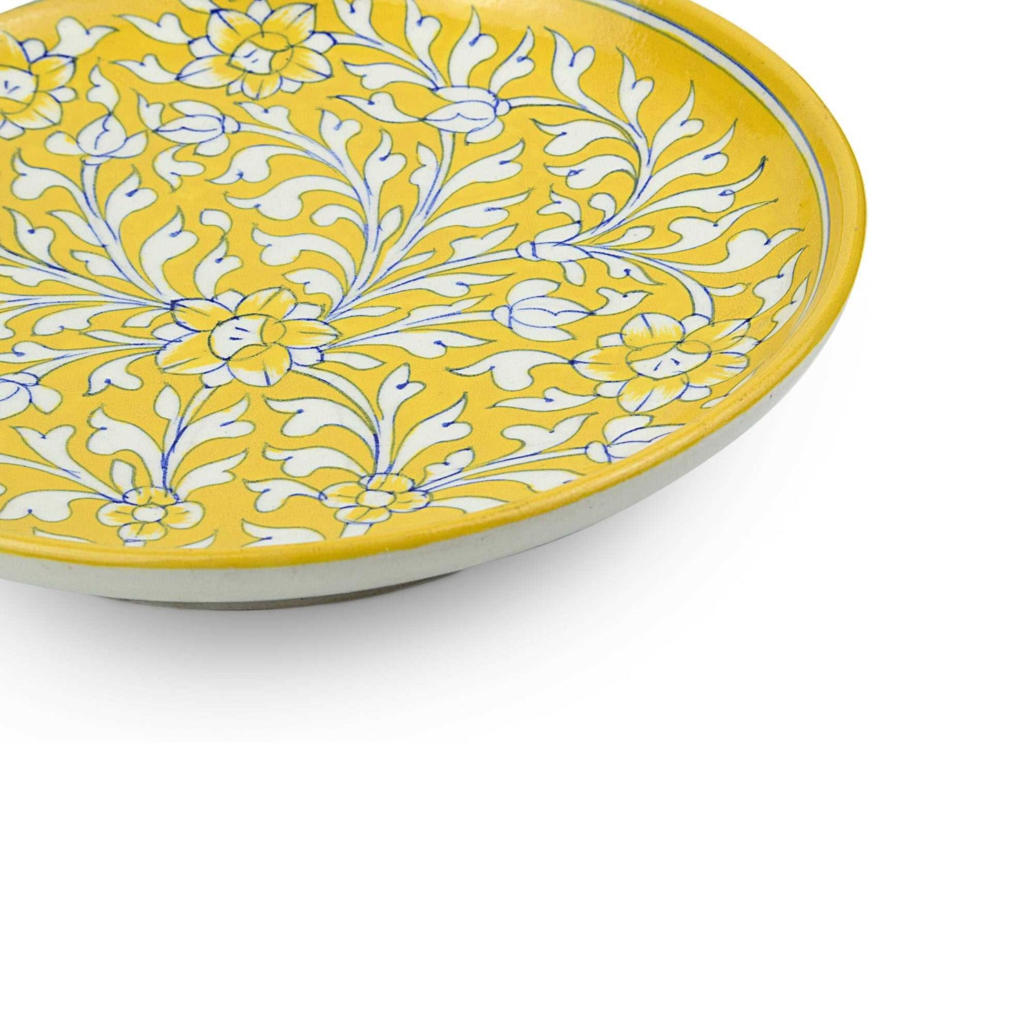 Ceramic Floral Wall Décor Plate | Singhvis
