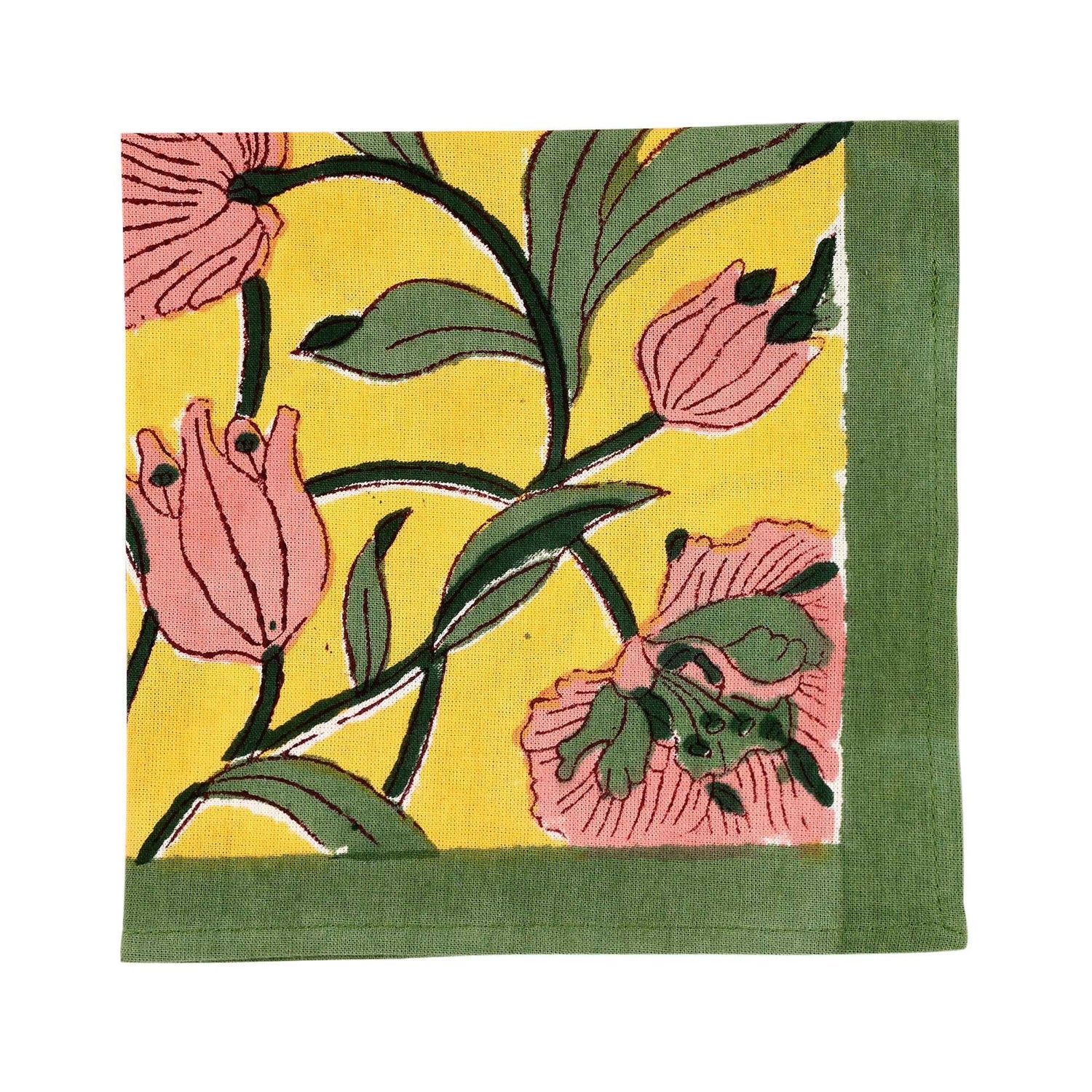 Daylily Placemats & Napkins (Set of 12) | Singhvis