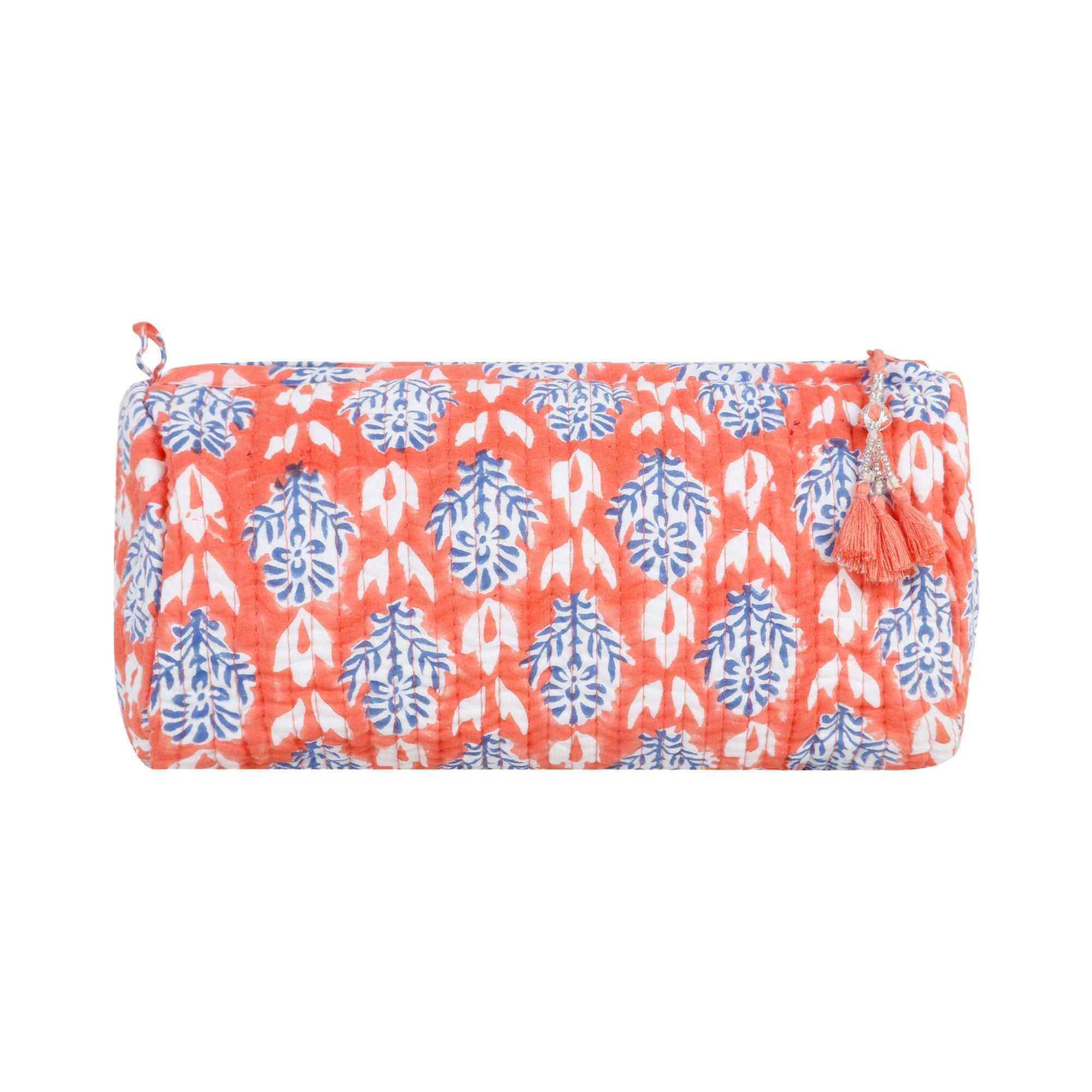 Dewberry Cosmetic Bag M Orange Plain | Singhvis
