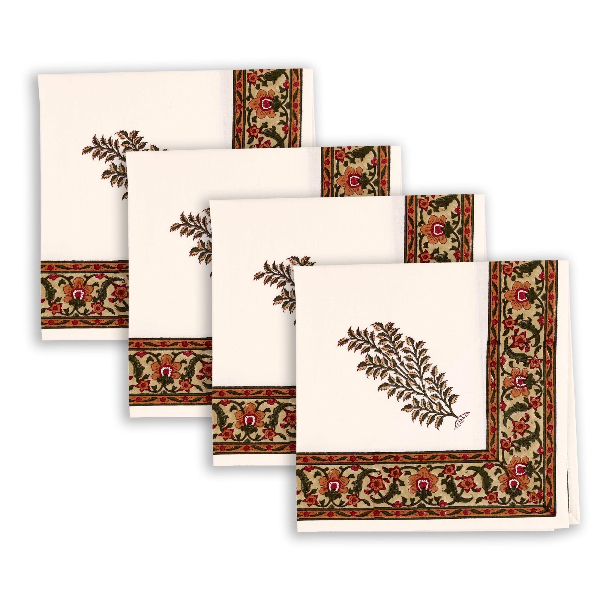 Flora Placemats & Napkins (Set of 8) | Singhvis