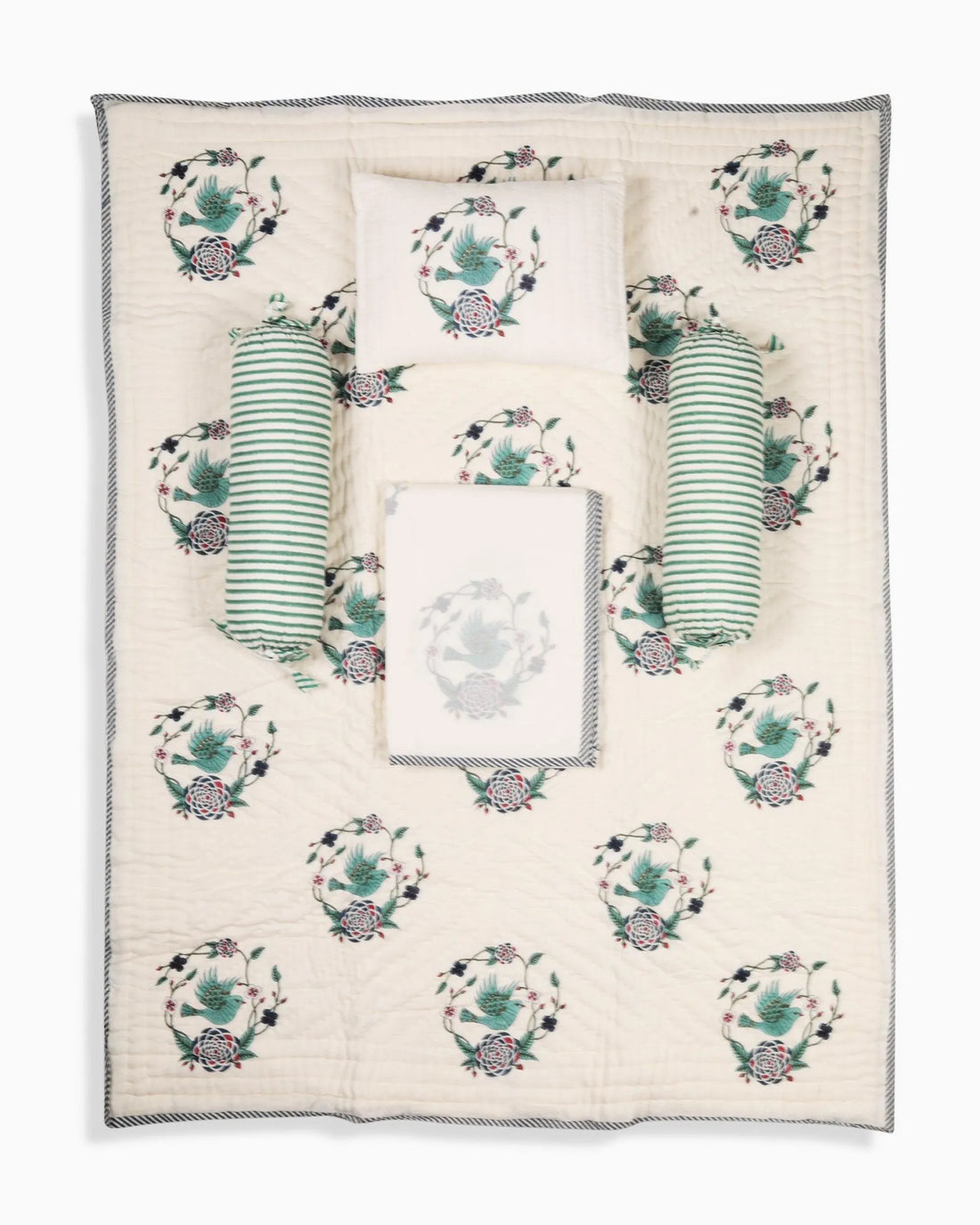 Luxury 5-Piece Bird Themed Baby Bedding Set | Singhvis