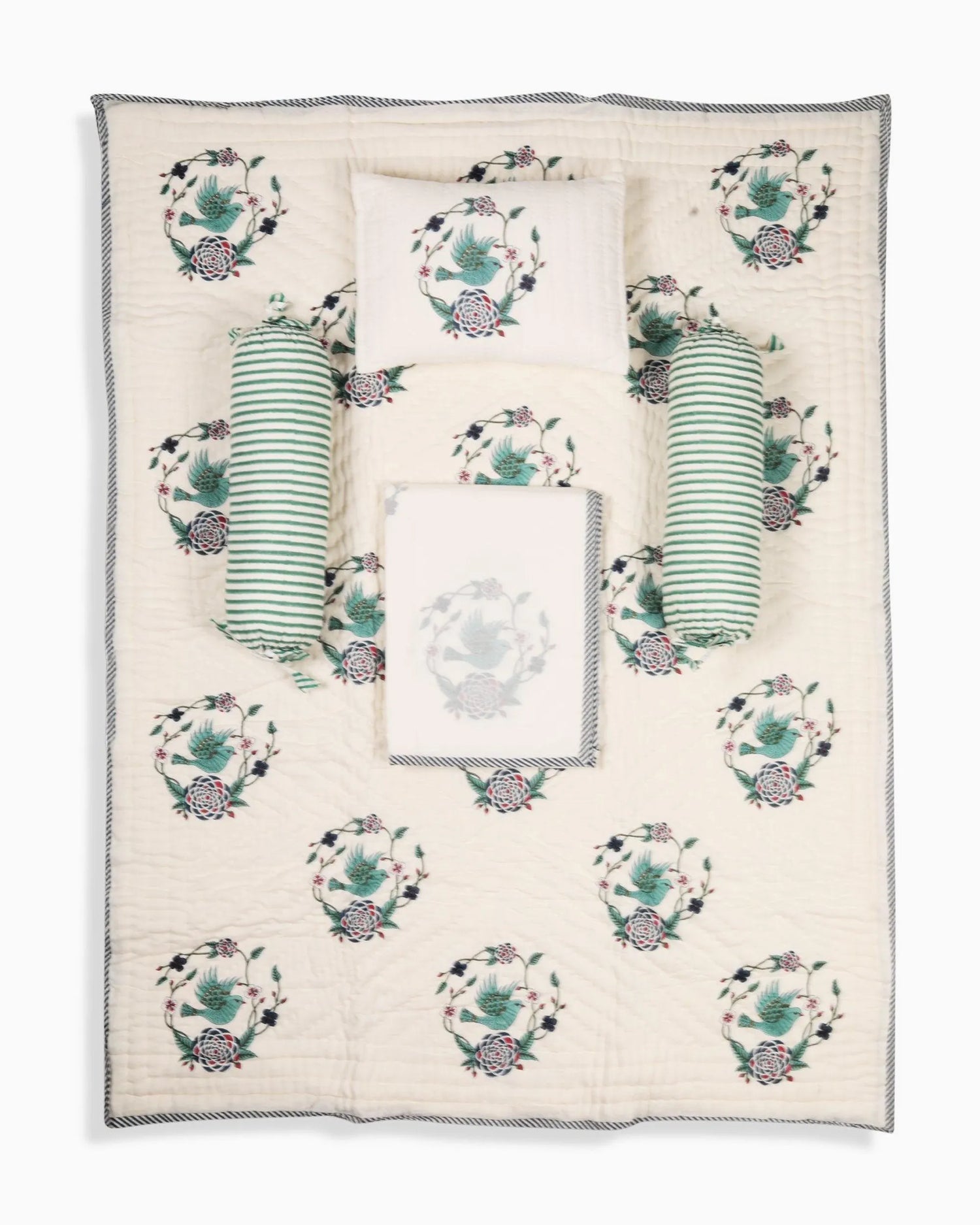 Luxury 5-Piece Bird Themed Baby Bedding Set | Singhvis