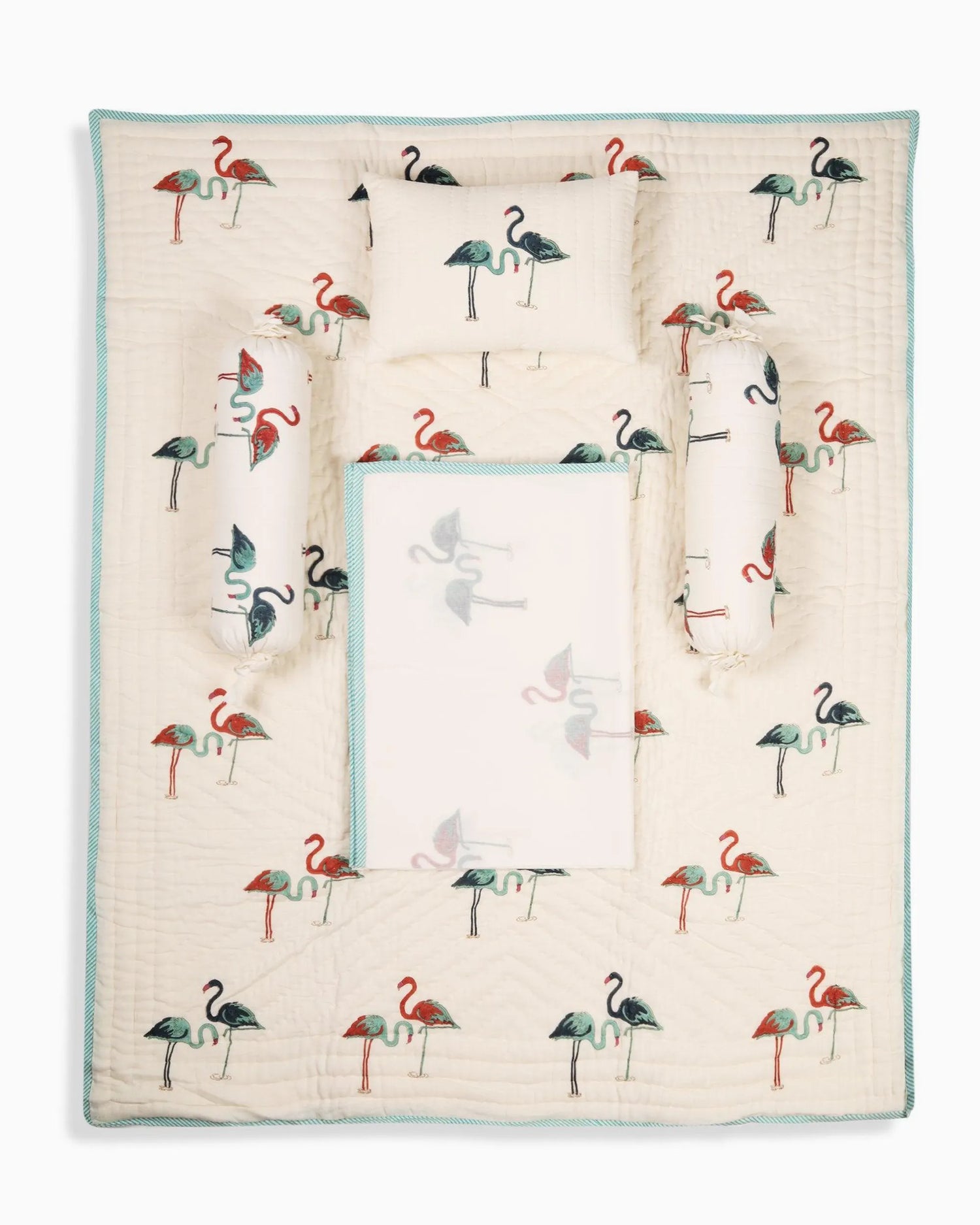 Luxury 5-Piece Flamingo Baby Bedding Set | Singhvis