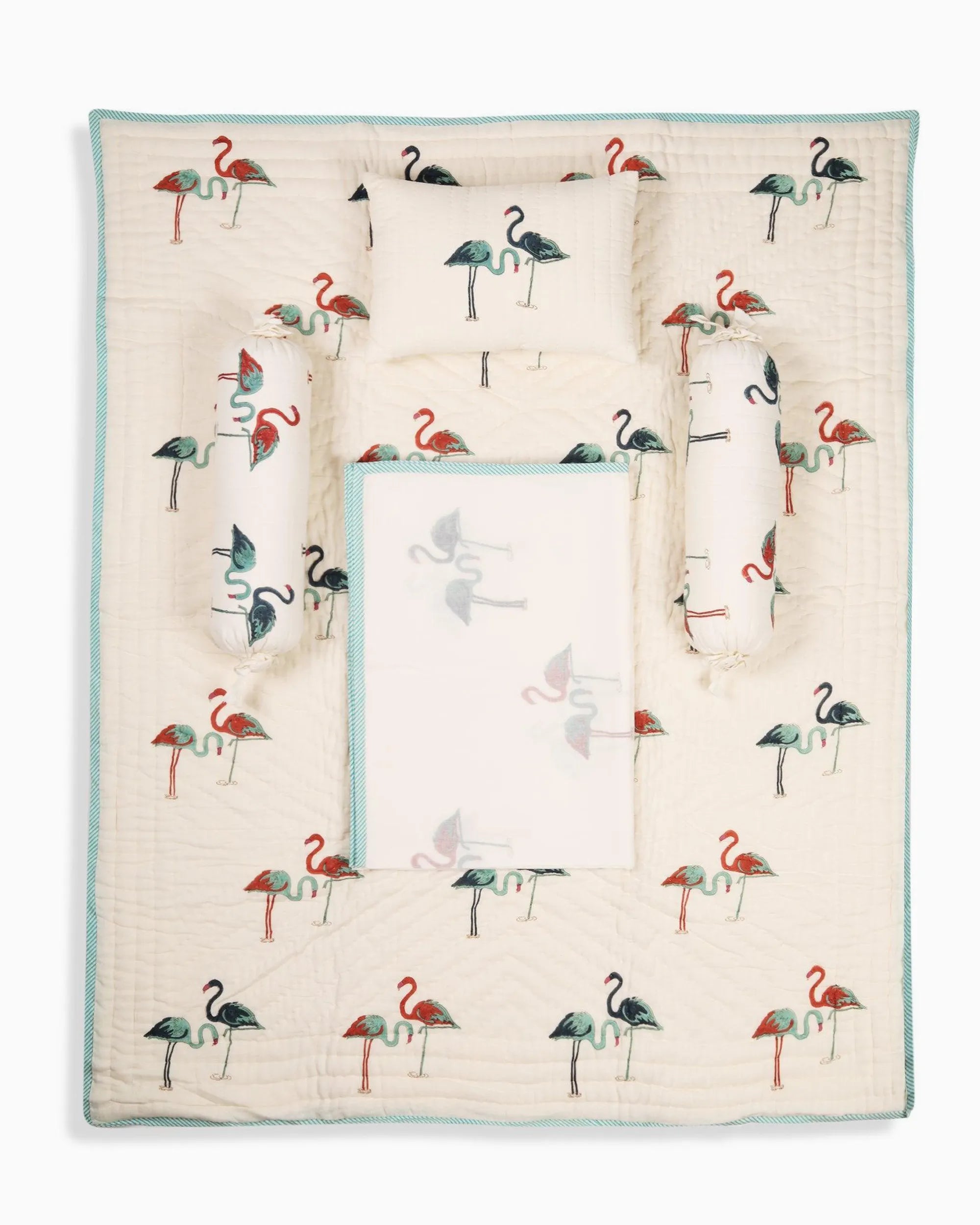 Luxury 5-Piece Flamingo Baby Bedding Set | Singhvis