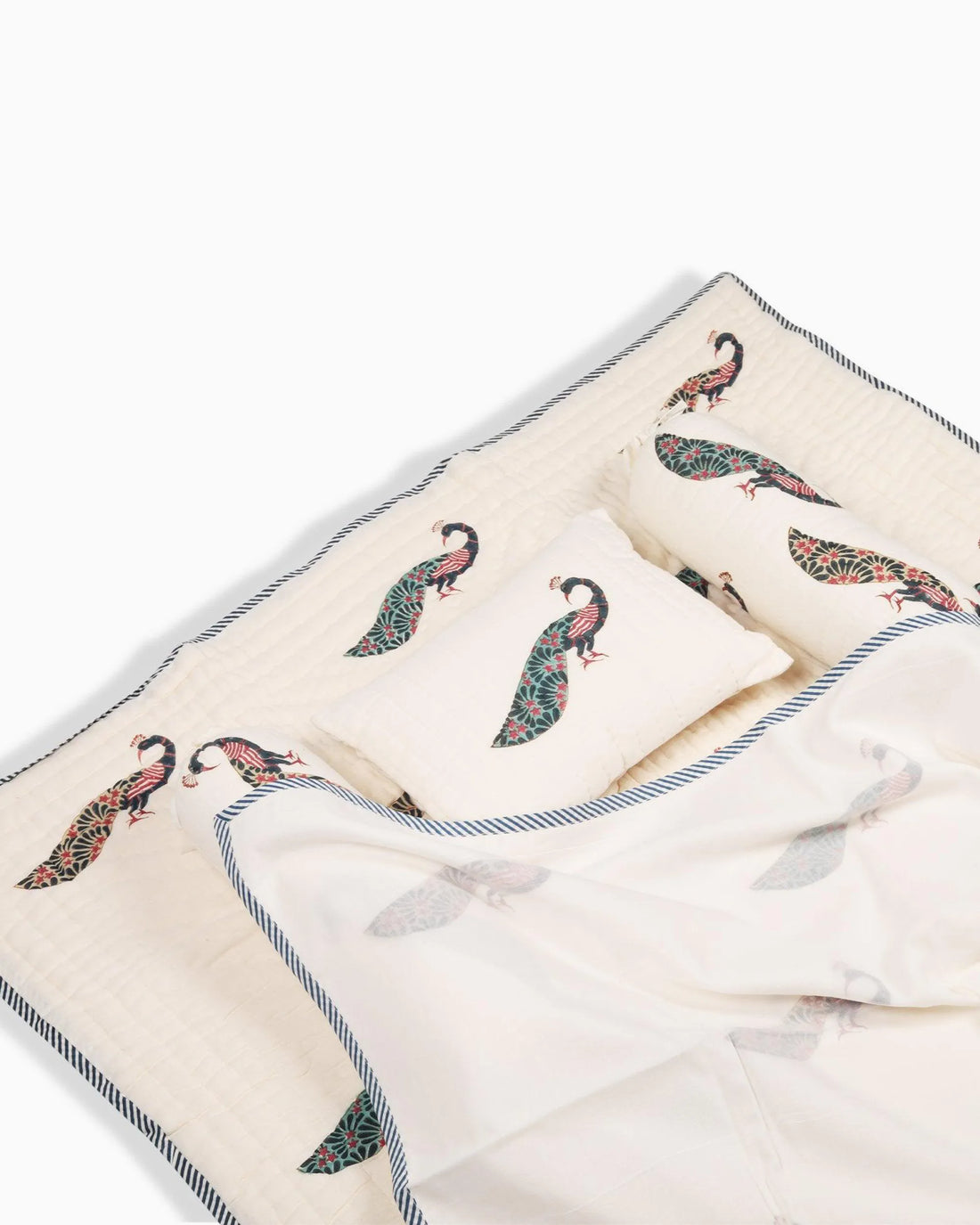 Luxury 5-Piece Peacock Baby Bedding Set | Singhvis