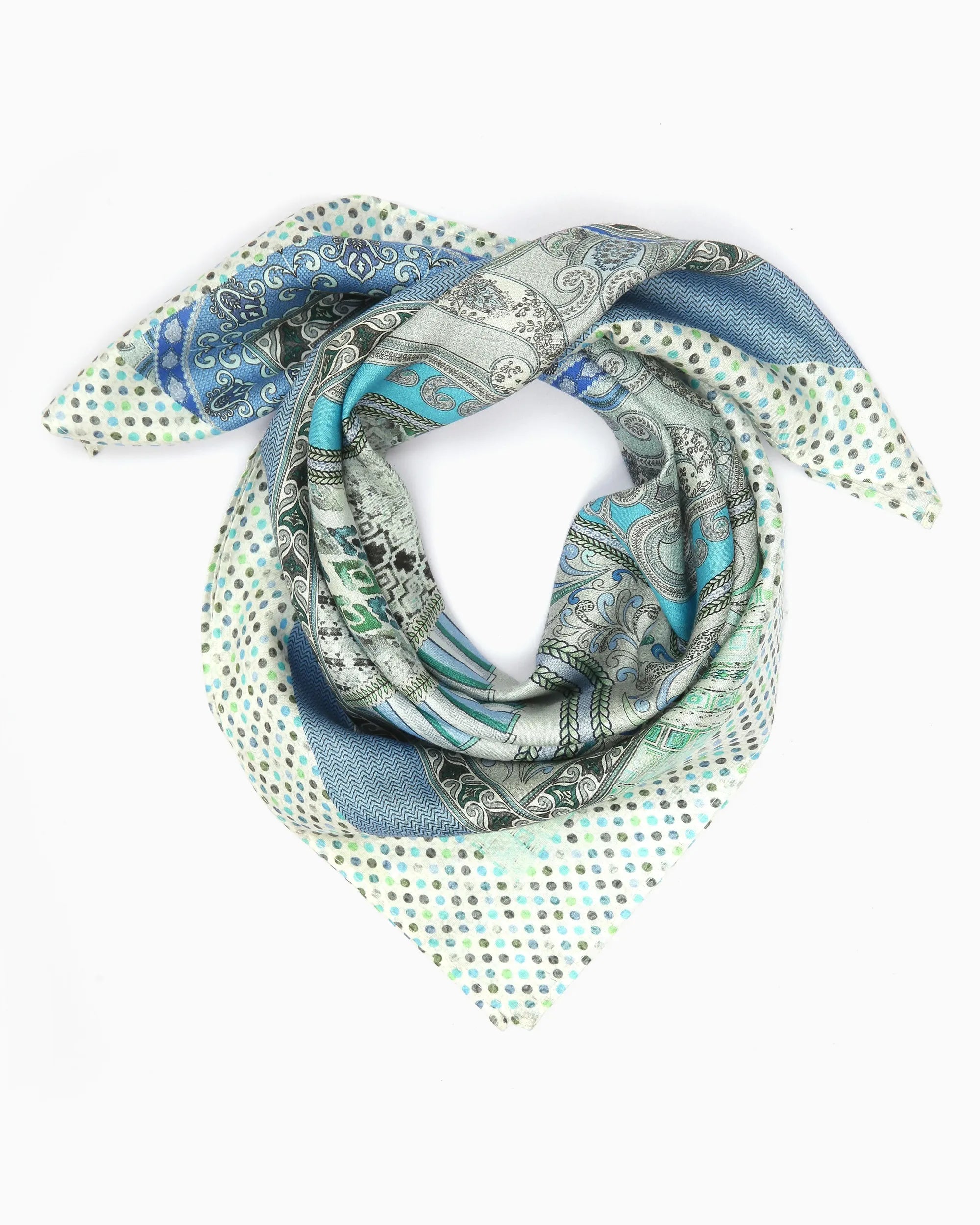 Printed Silk Neck Scarf | Singhvis