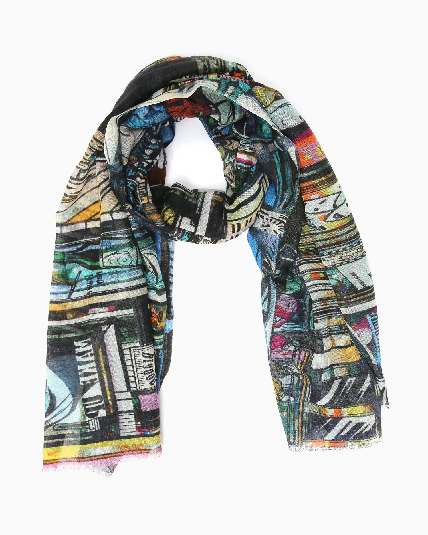 Printed Wool Scarf | Singhvis