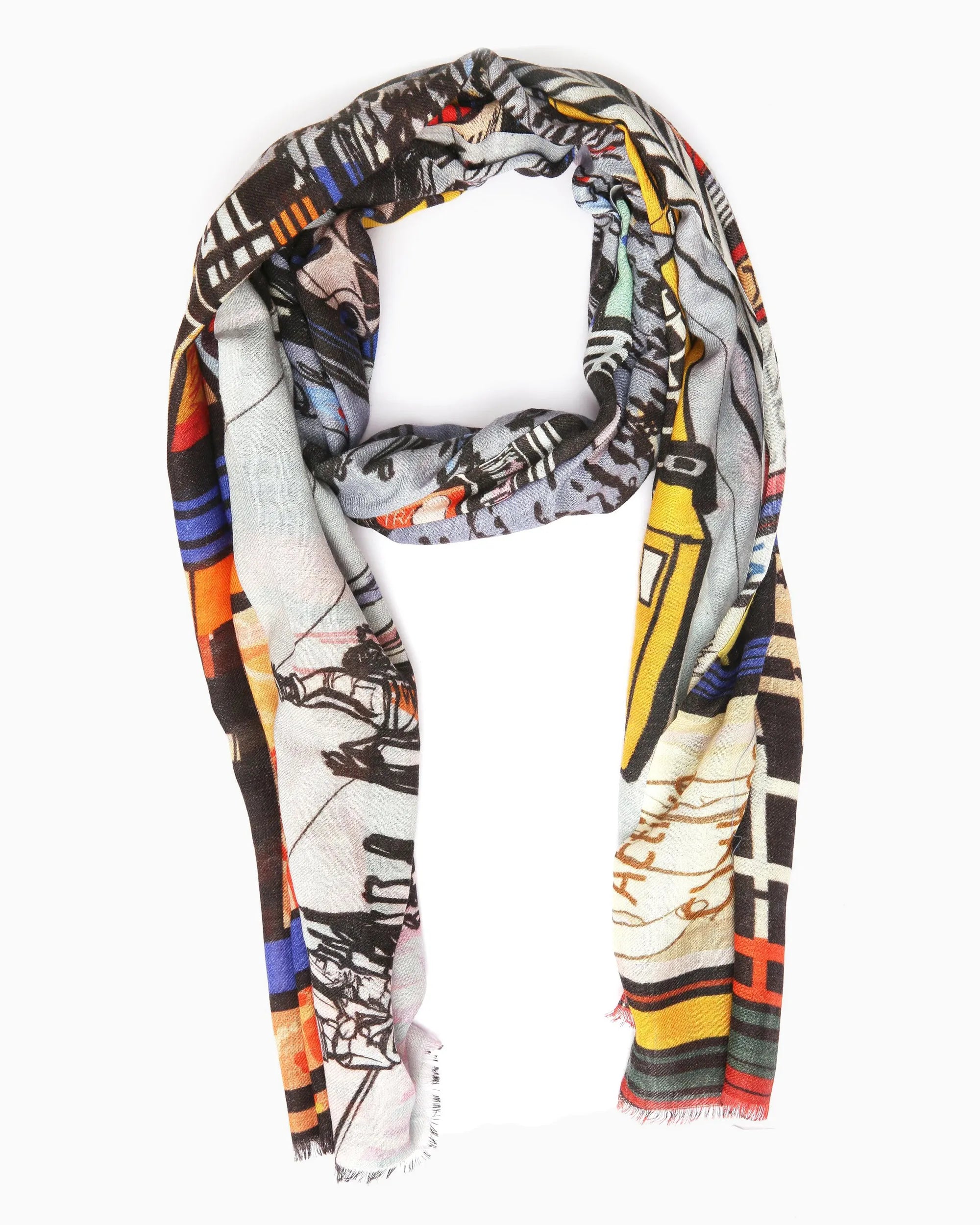 Printed Wool Scarf | Singhvis