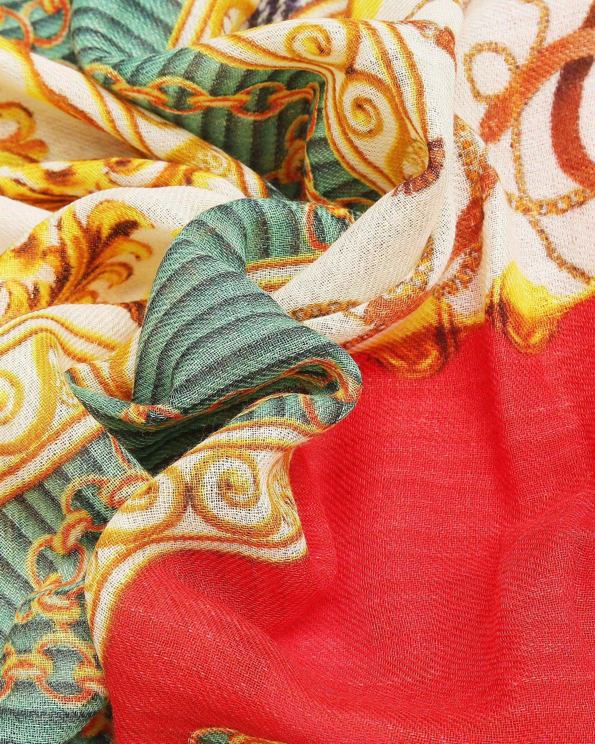 Printed Wool Scarf | Singhvis