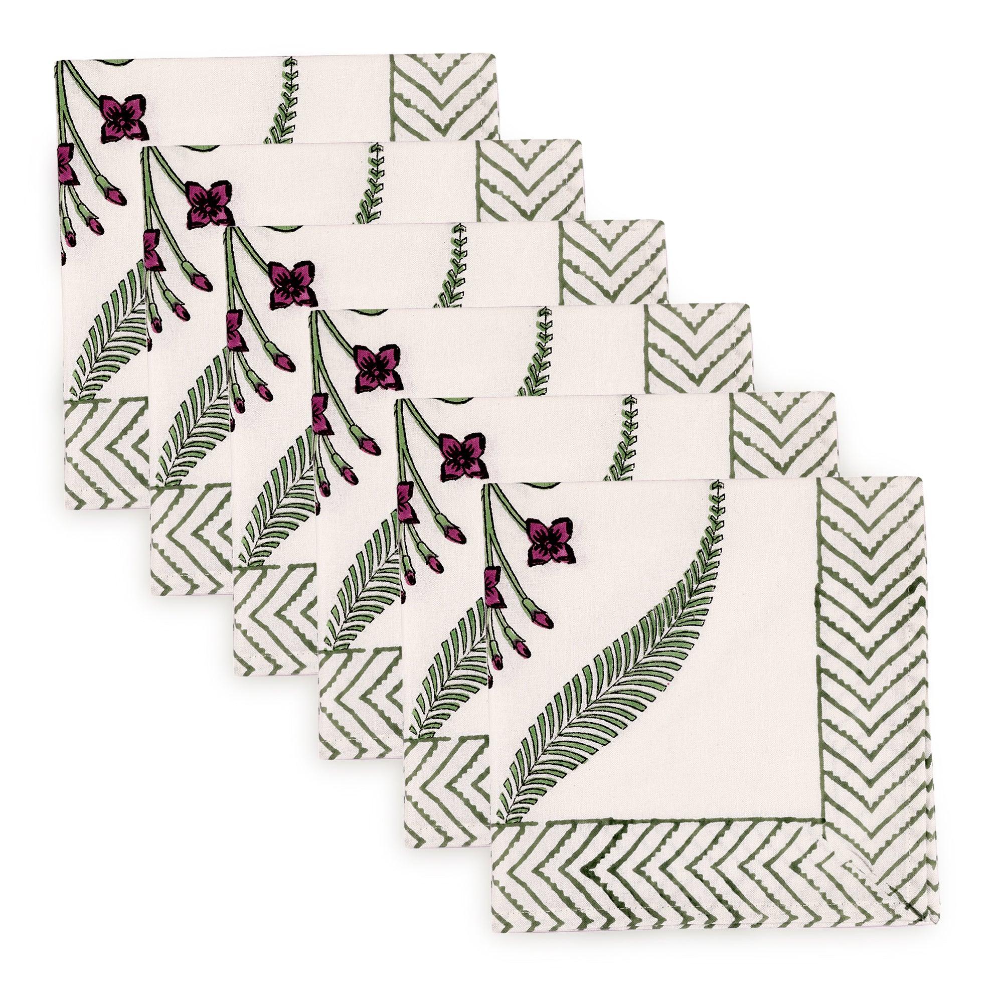 Petunia Placemats & Napkins (Set of 12) | Singhvis