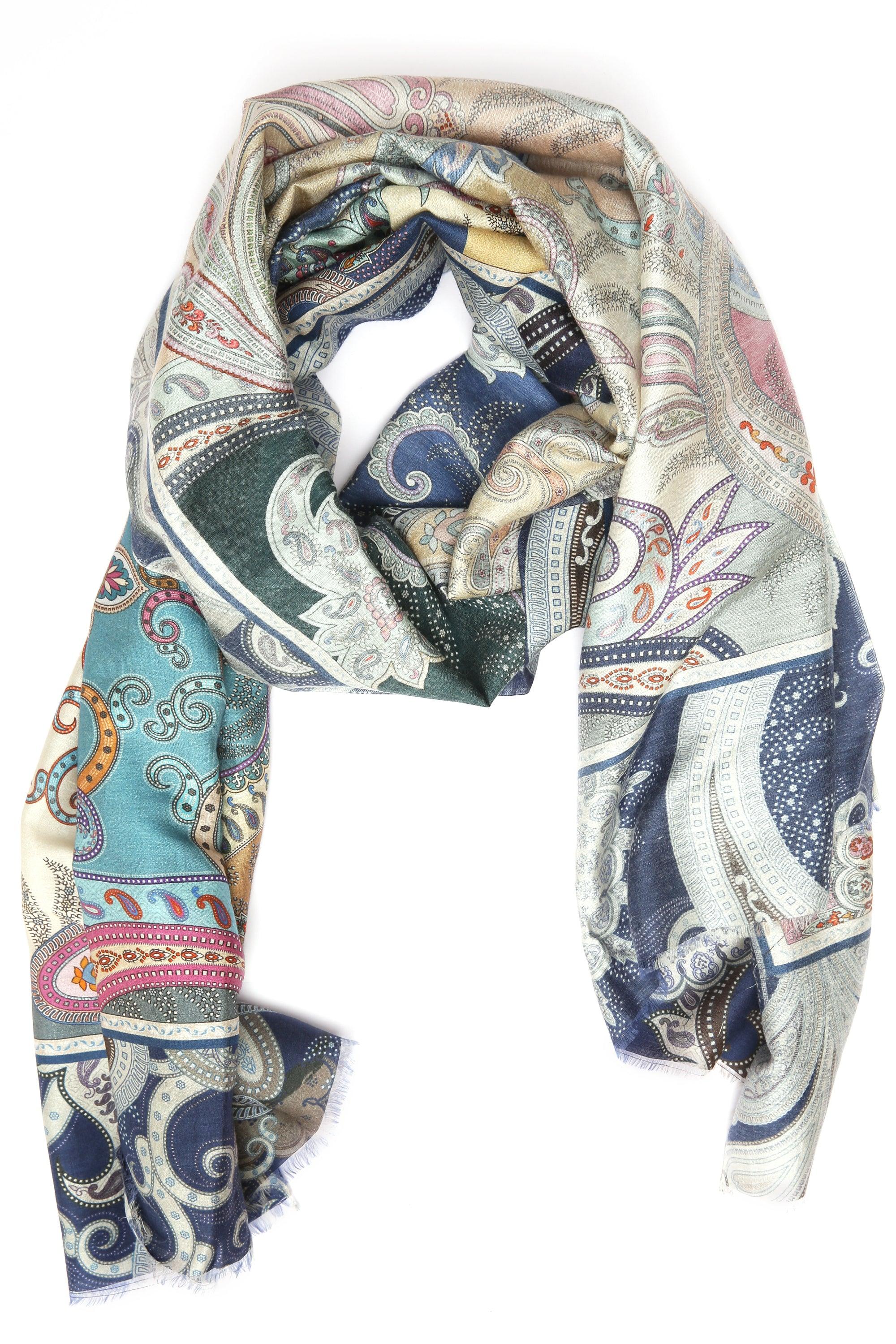 Printed Silk Scarf | Singhvis