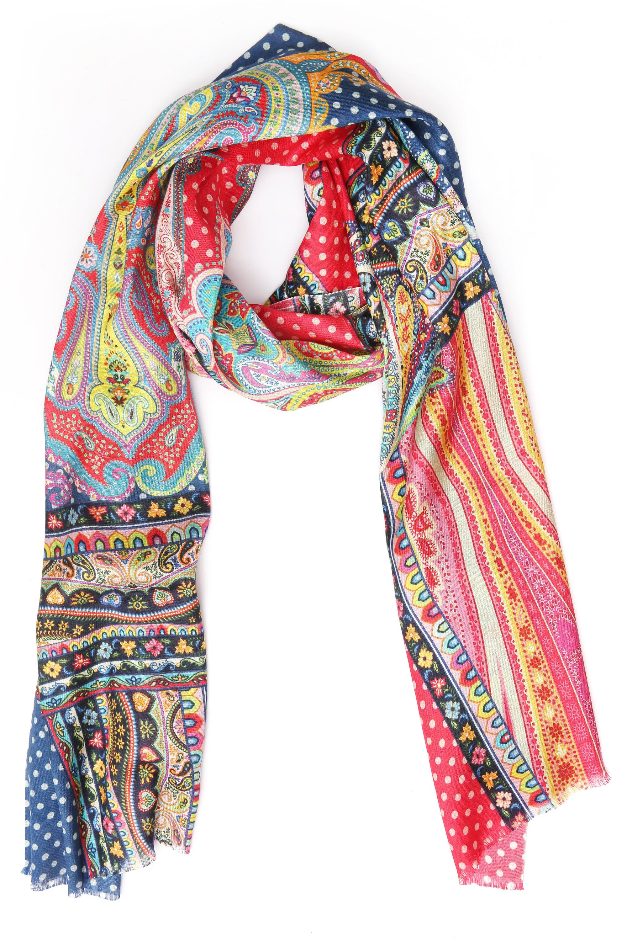 Printed Silk Scarf | Singhvis
