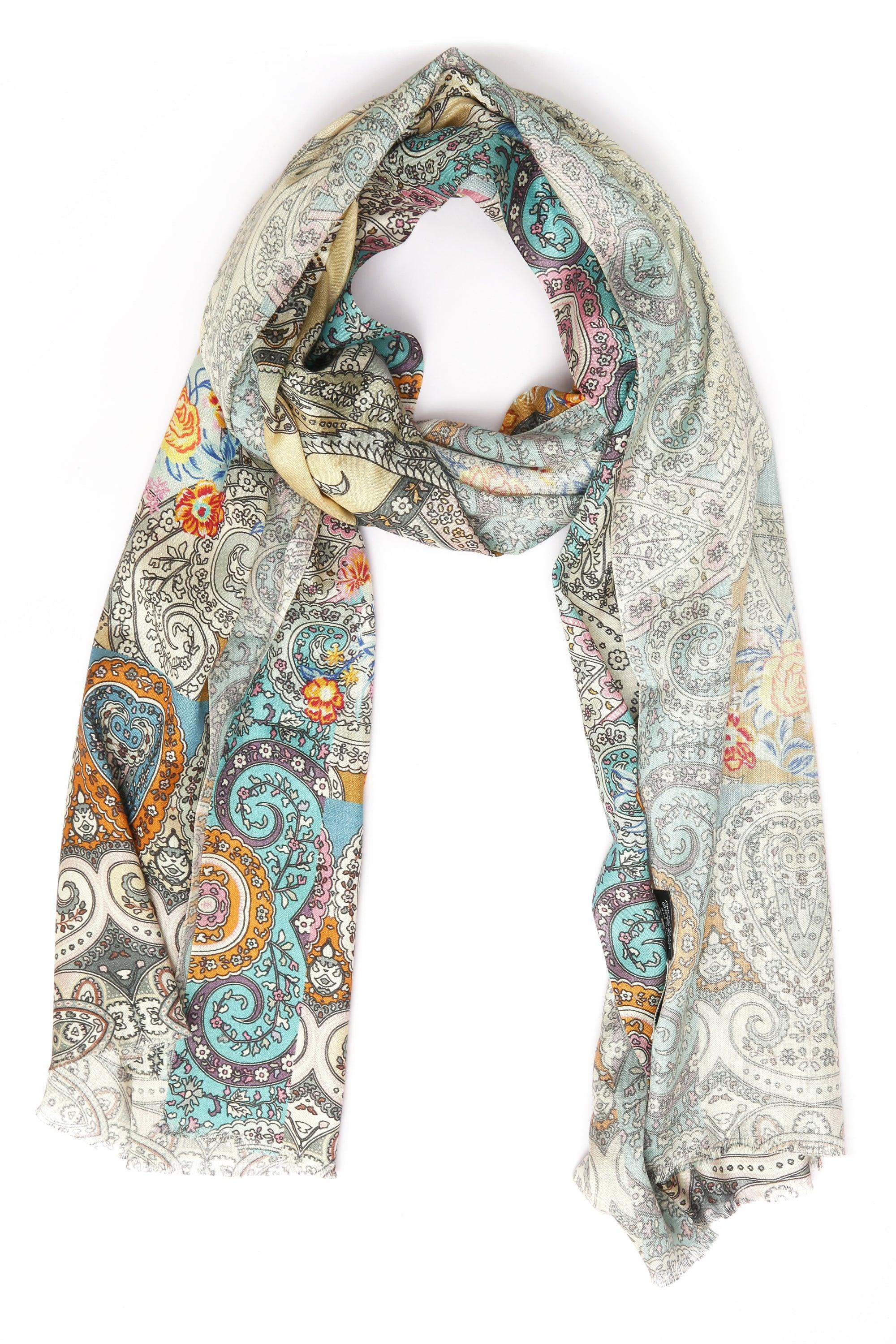 Printed Silk Scarf | Singhvis