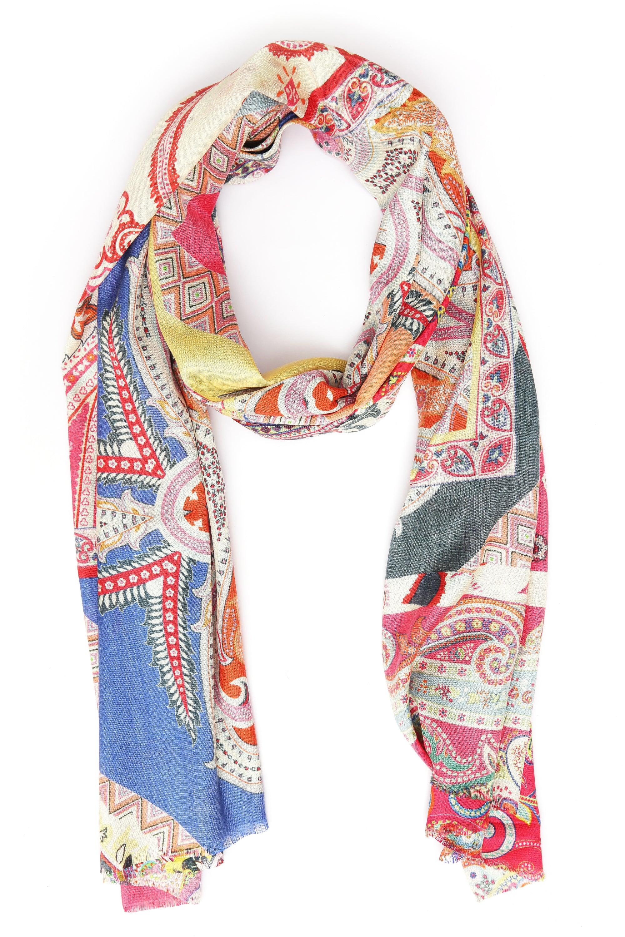 Printed Silk Scarf | Singhvis