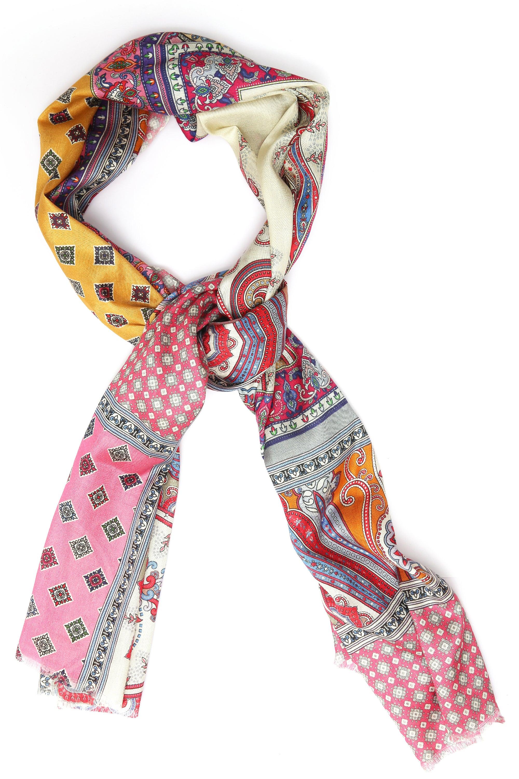 Printed Silk Scarf | Singhvis