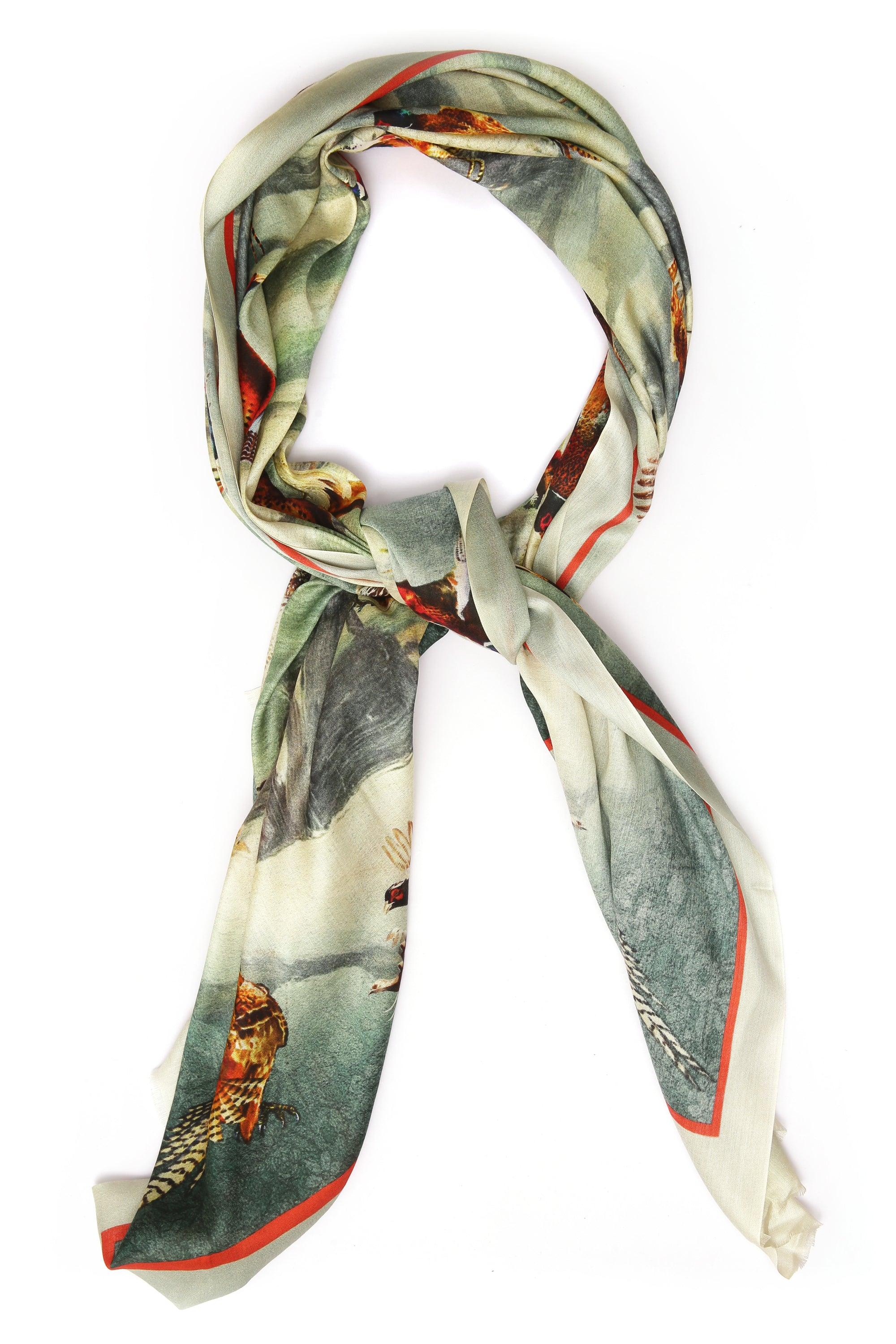 Printed Silk Scarf | Singhvis