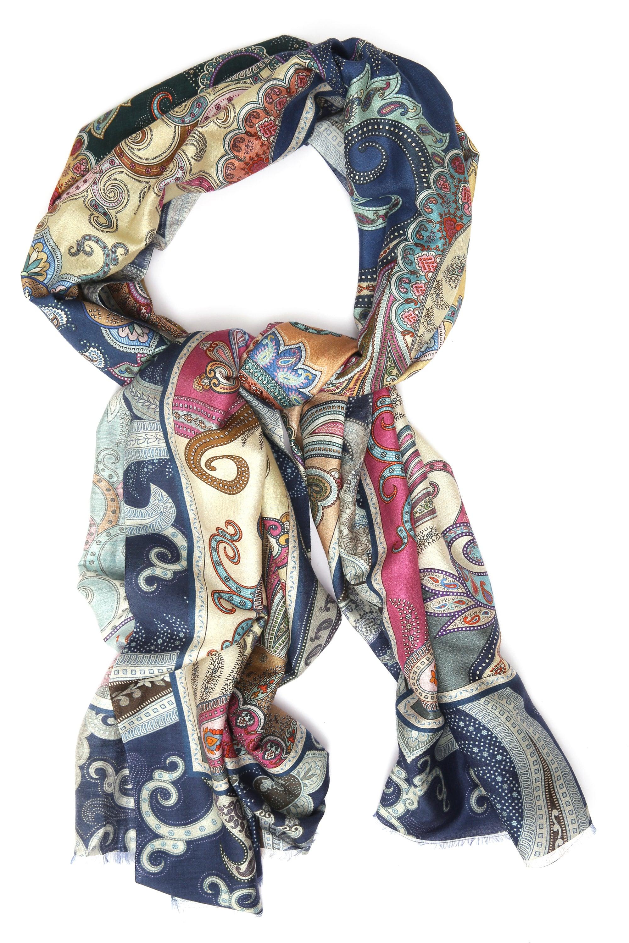 Printed Silk Scarf | Singhvis