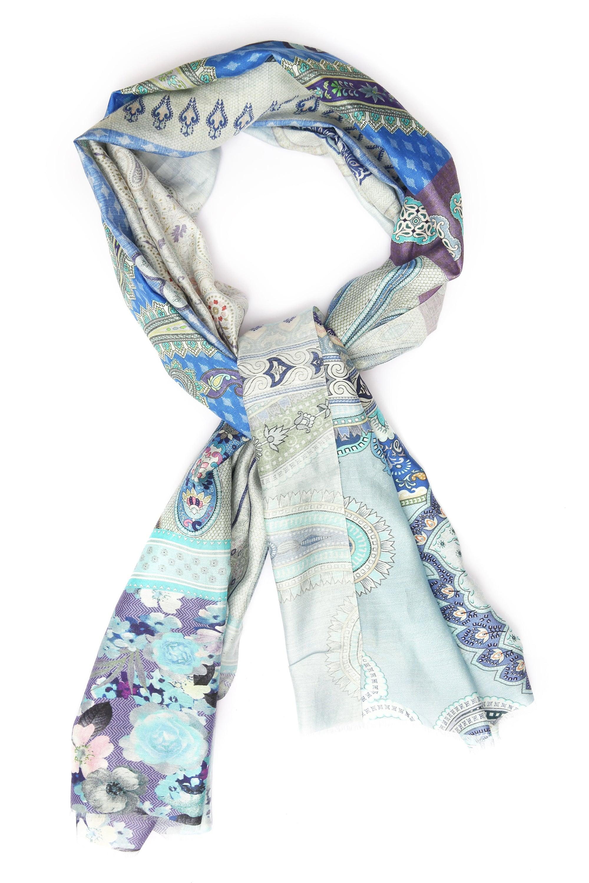 Printed Silk Scarf | Singhvis