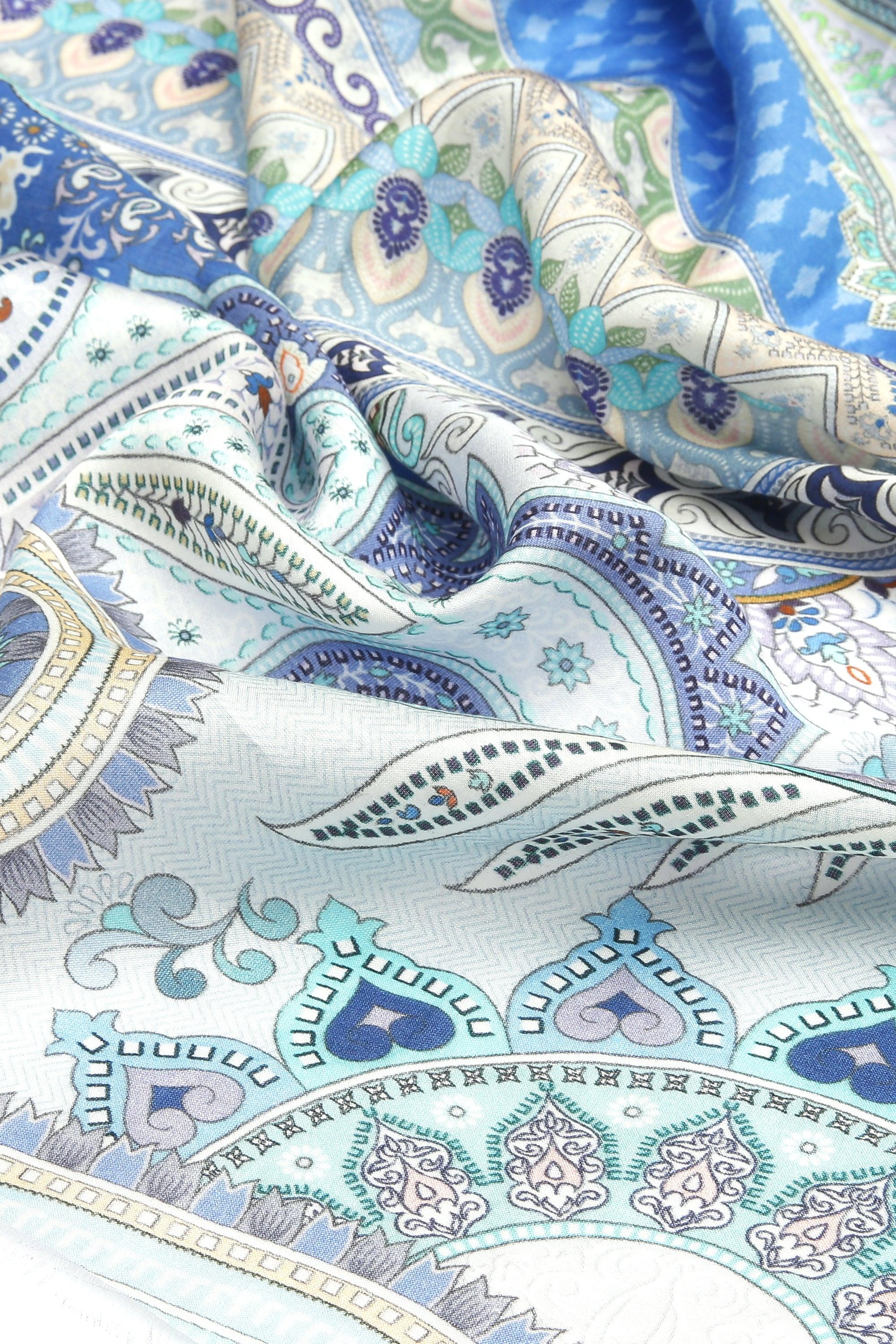 Printed Silk Scarf | Singhvis
